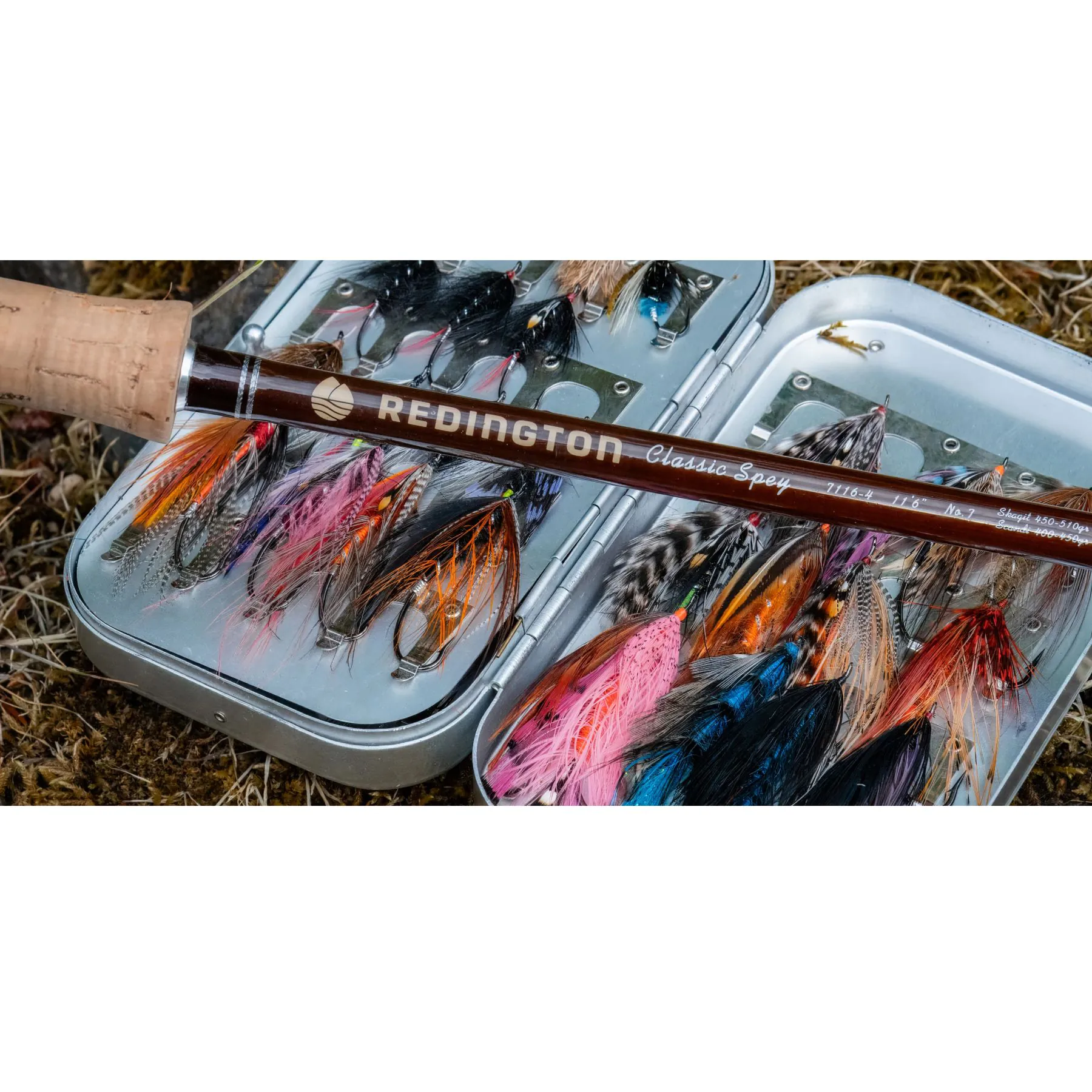 Angeln, Fliegenbox, Fliegenmuster, Karpfenfliegen, Rutenstab