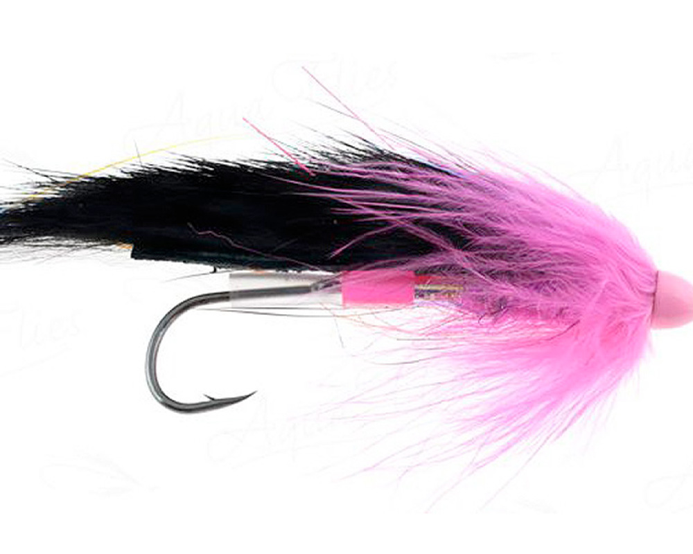 Bunny Hair Leech (black/hot pink)