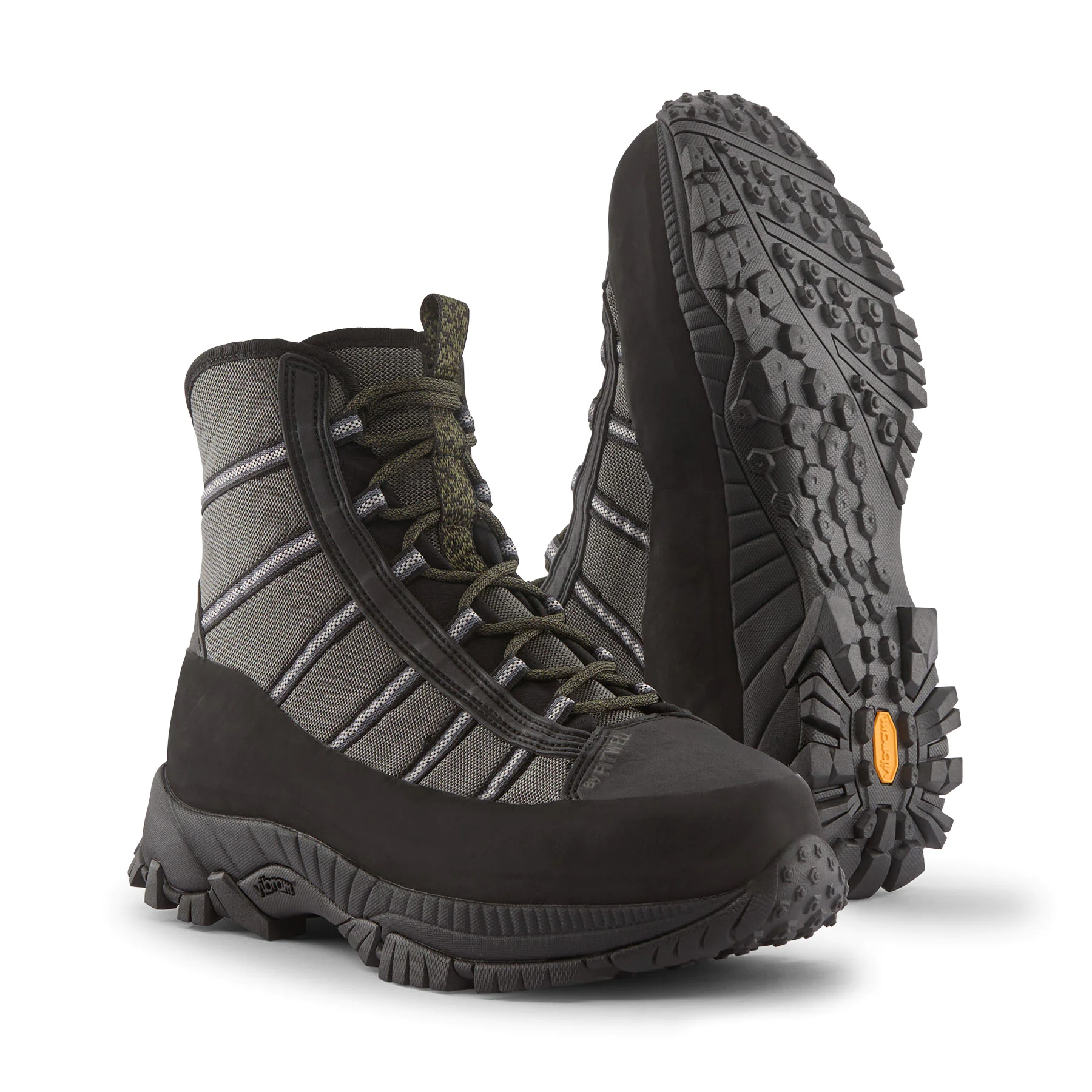 Stiefel, Mittelstiefel, Wanderschuhe, Gummisohle, Konstruktion