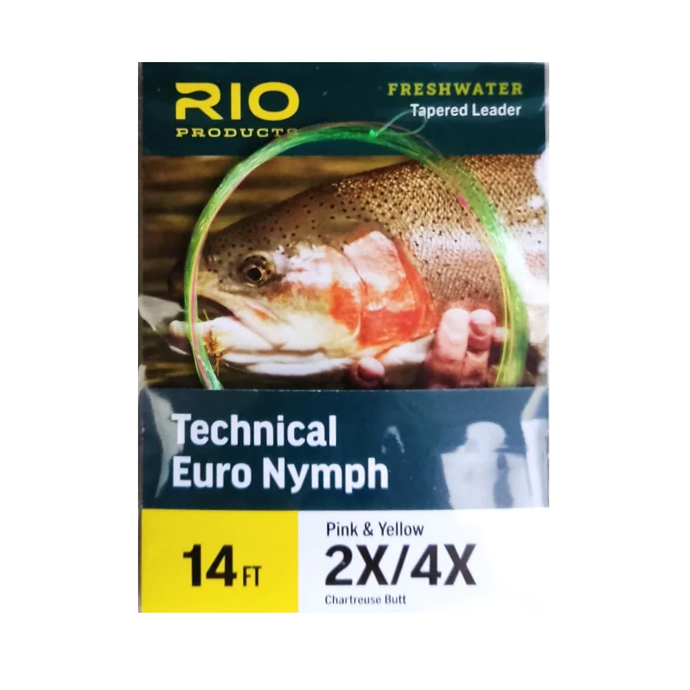 Rio Tech Rio Rsncho RIO Technical Euro Nymph Leader (14 ft - 2X/4X)