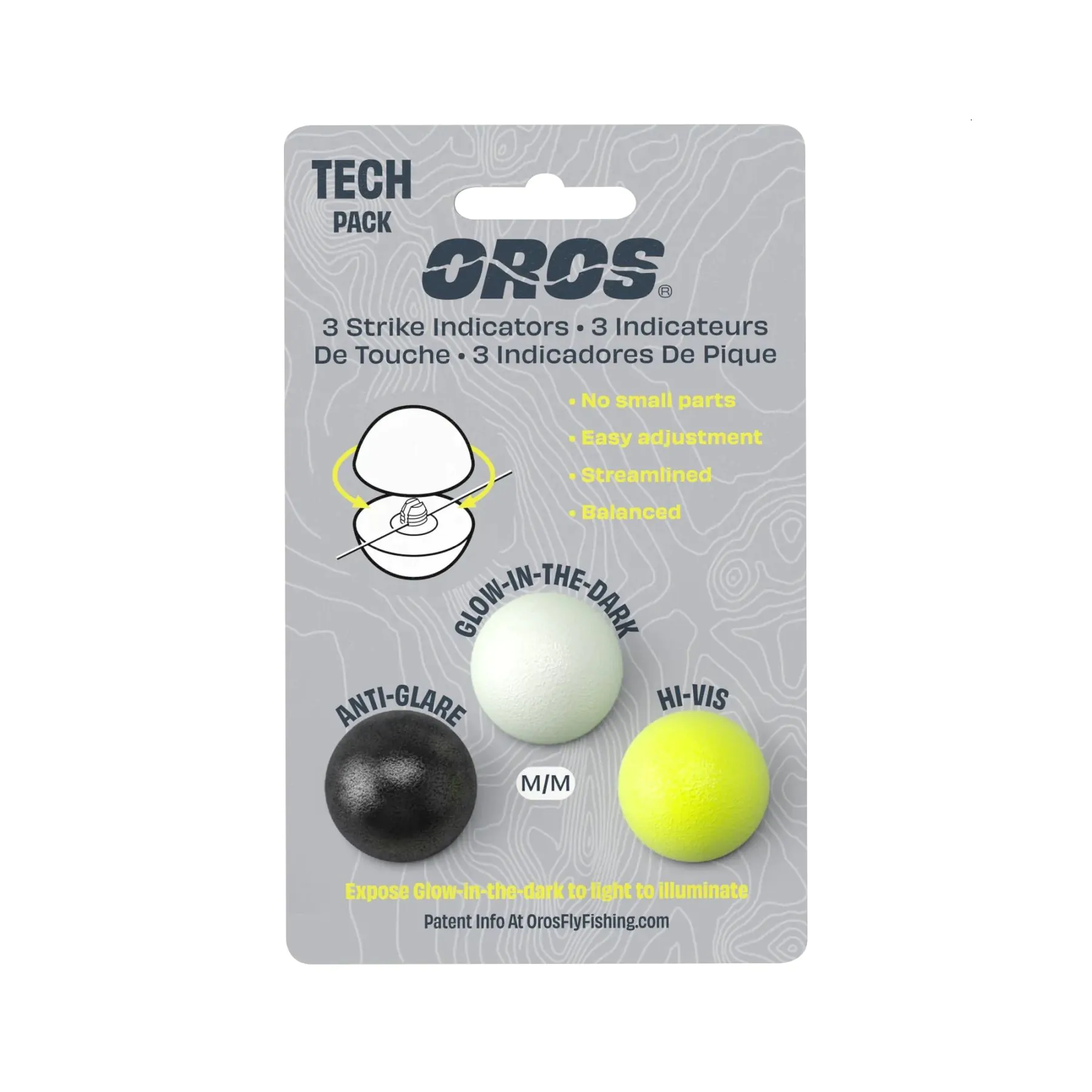Oros Strike Indicators Tech Pack (3 Farben) Oros Strike Indicators Tech Pack (3 Farben)