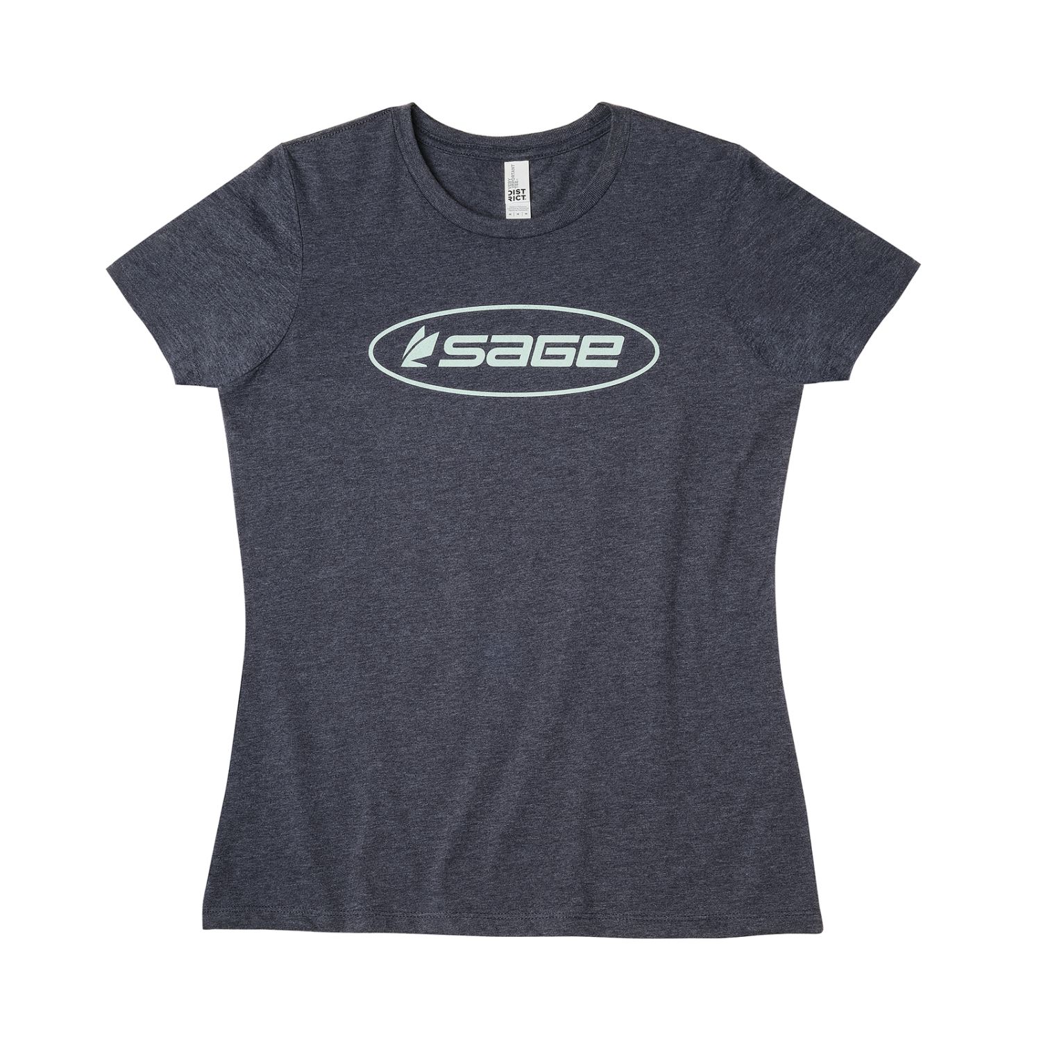 Women's Oval Logo Tee (heather navy)