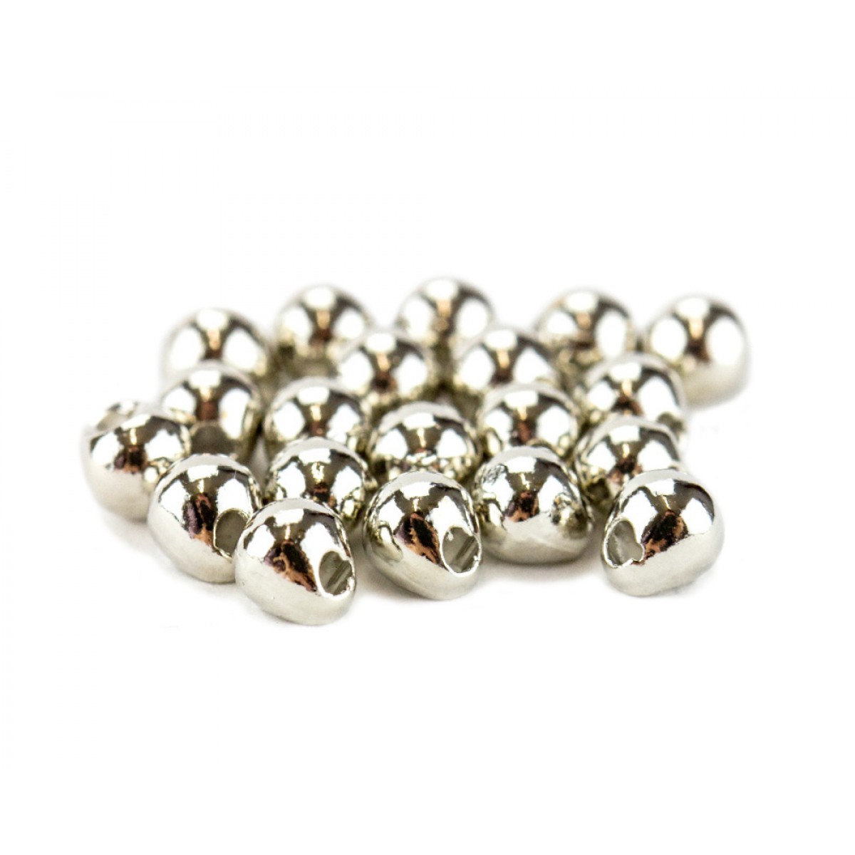 Tungsten Off Center Beads (silver)
