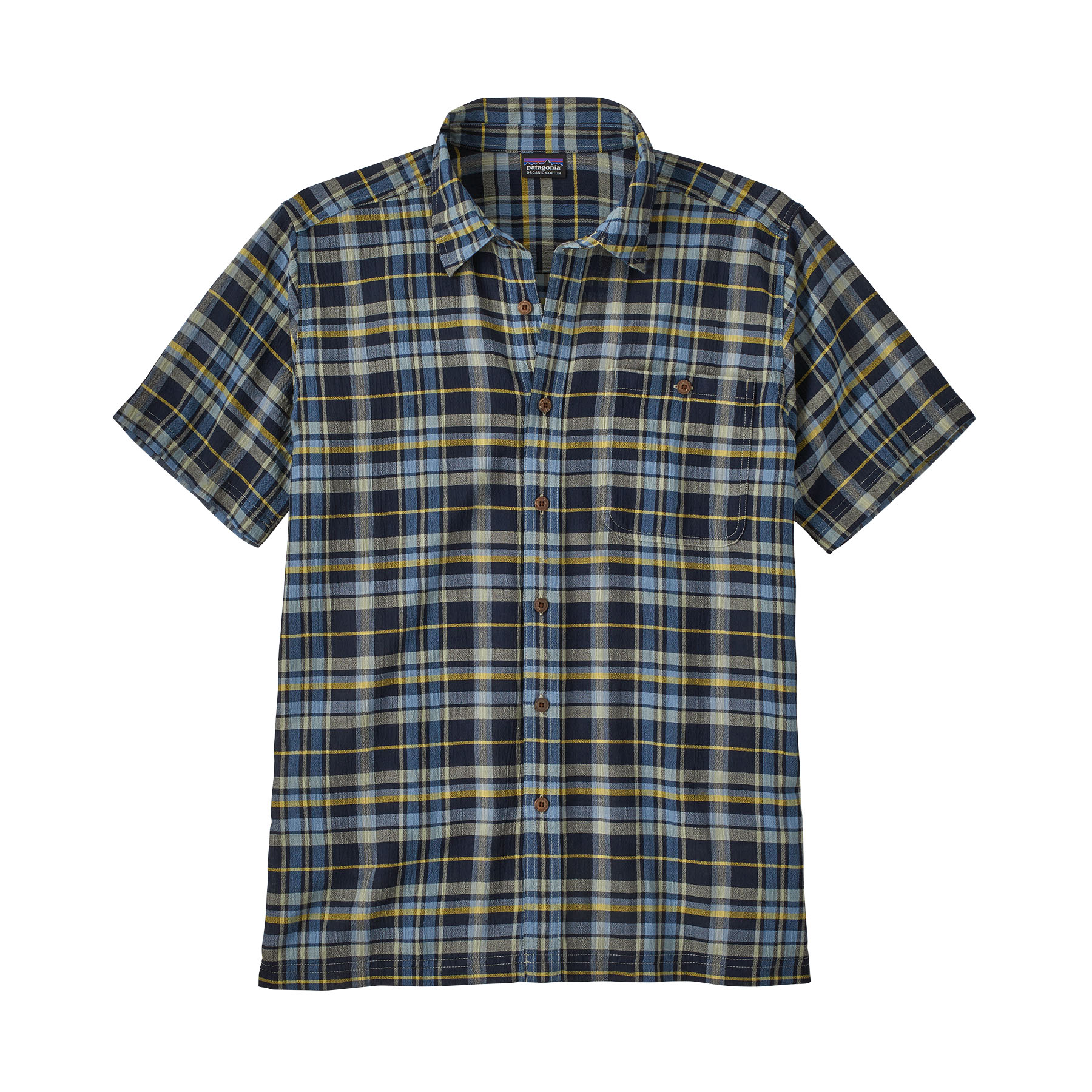Men's A/C Button Up Shirt, tidepool blue