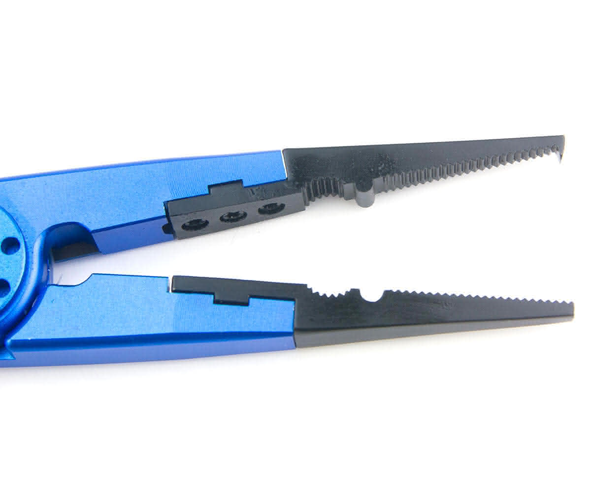 Aluminium Predator Pliers Hook Remover (blue)