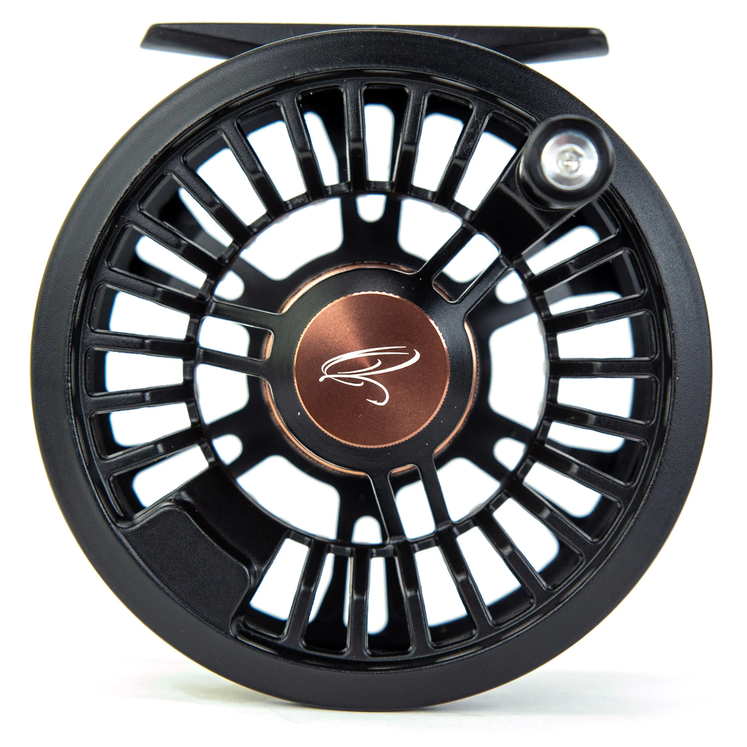 Solid Fliegenrolle (black/coffee)