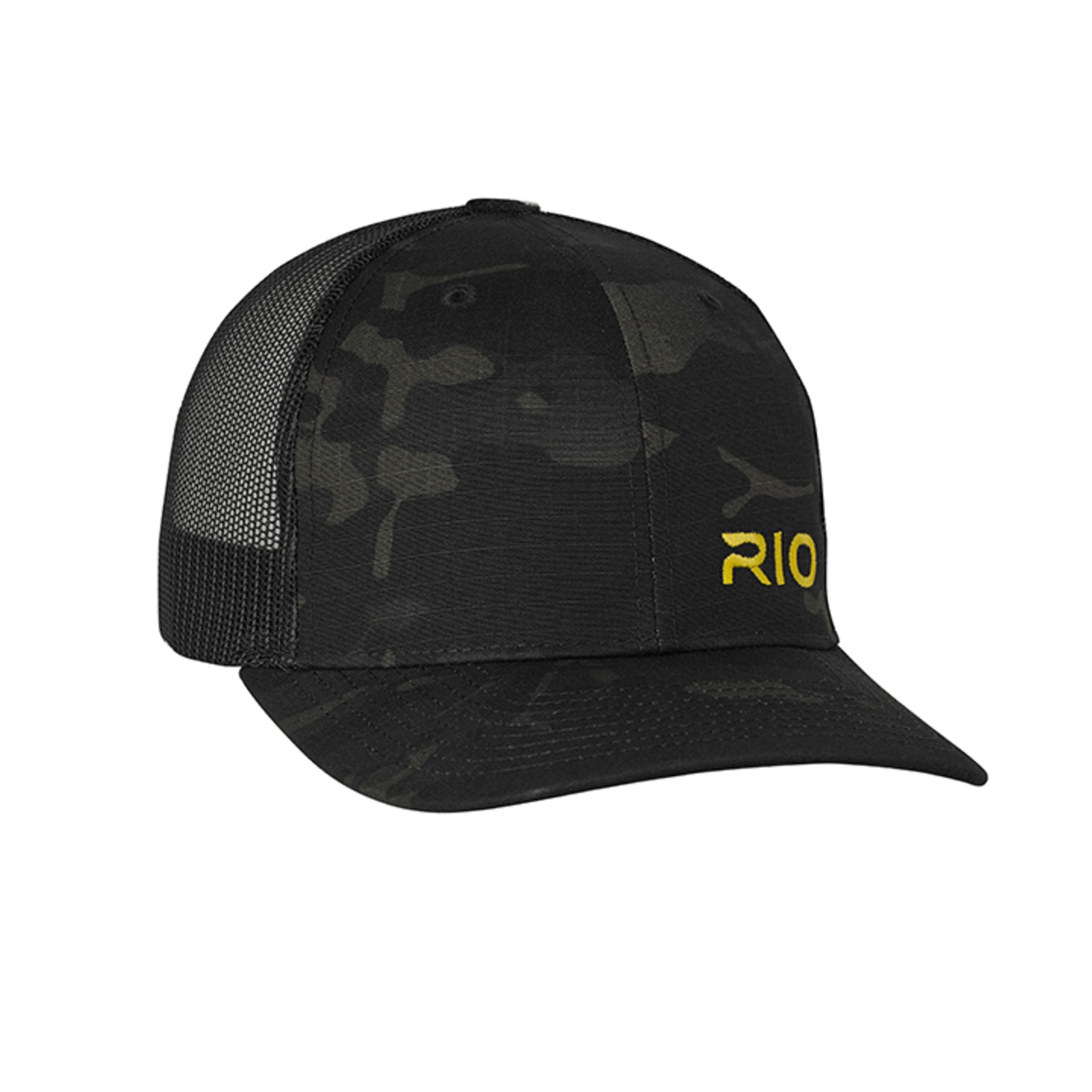 Logo Mesh Back Hat (black camo)