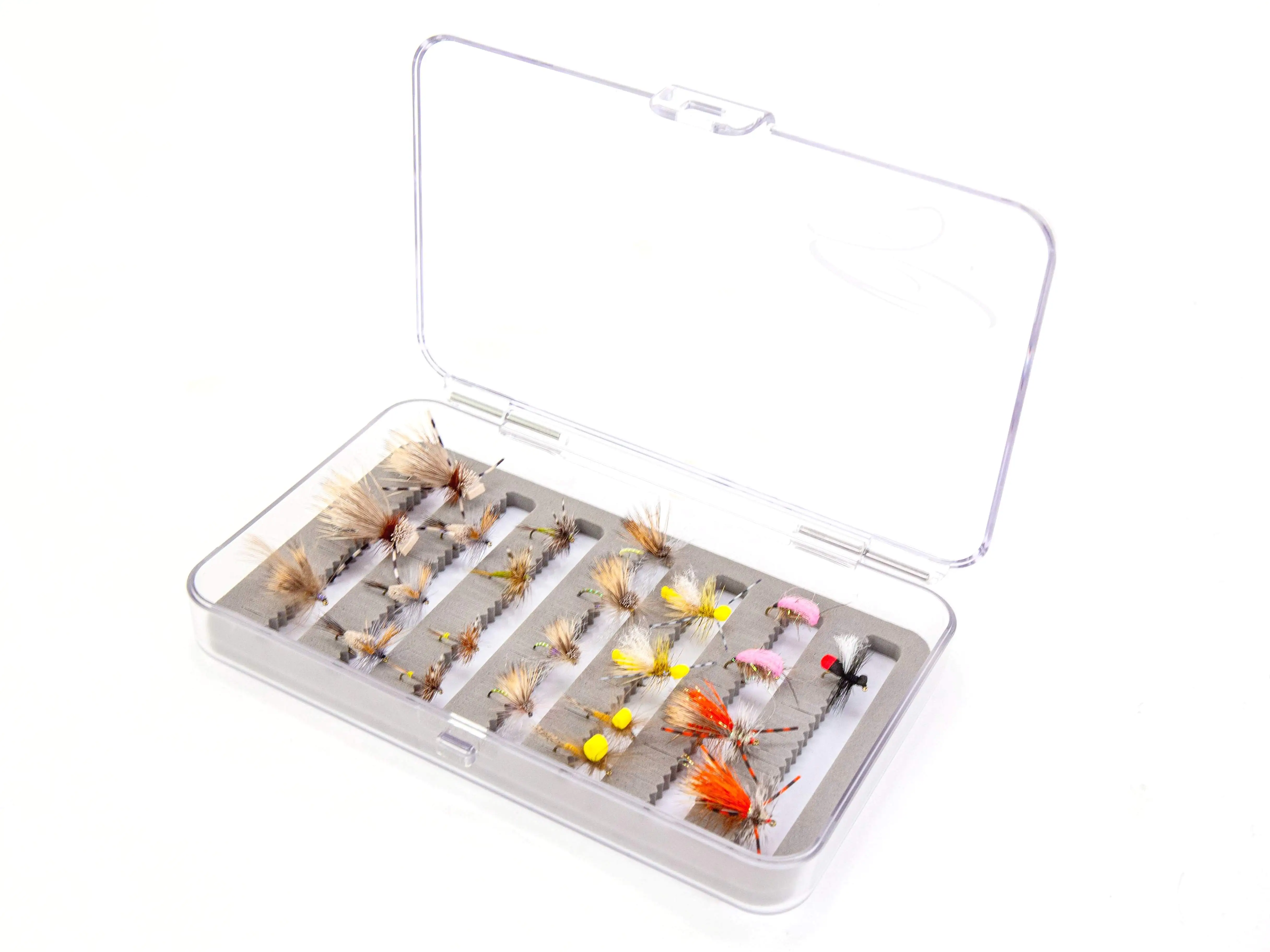 Fliegenköder, Trockenfischbehälter, Streamerköder, Künstliche Fliegen, Angeltackle-Set