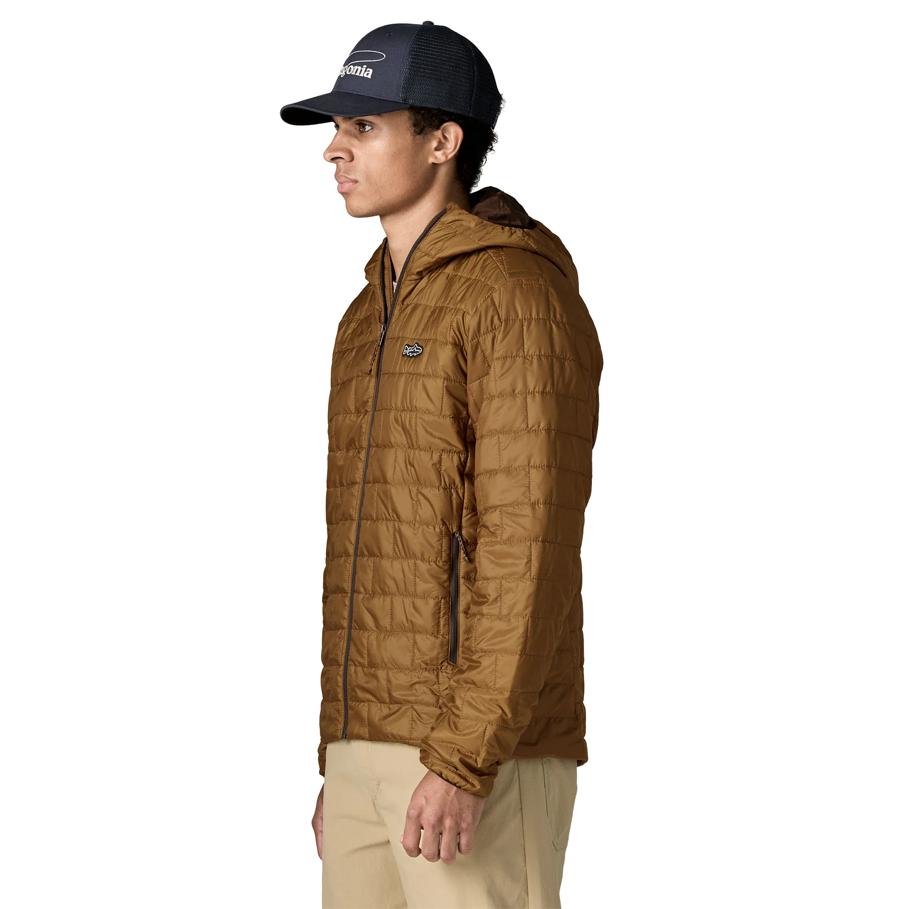 Nano Puff Fitz Roy Trout Hoody (wolf brown)