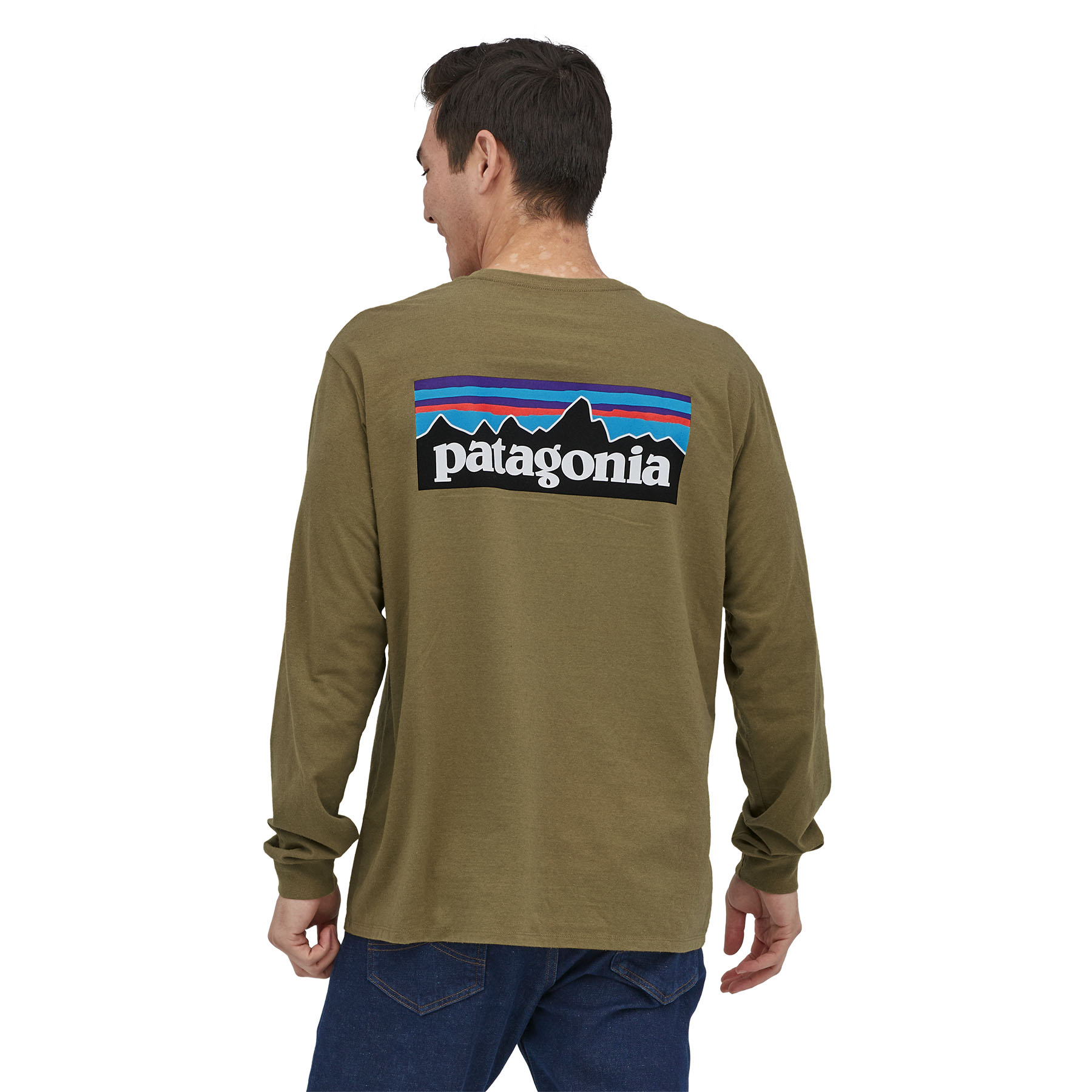M's L/S P-6 Logo Responsibili-Tee (Moray Khaki) M's L/S P-6 Logo Responsibili-Tee (Moray Khaki)