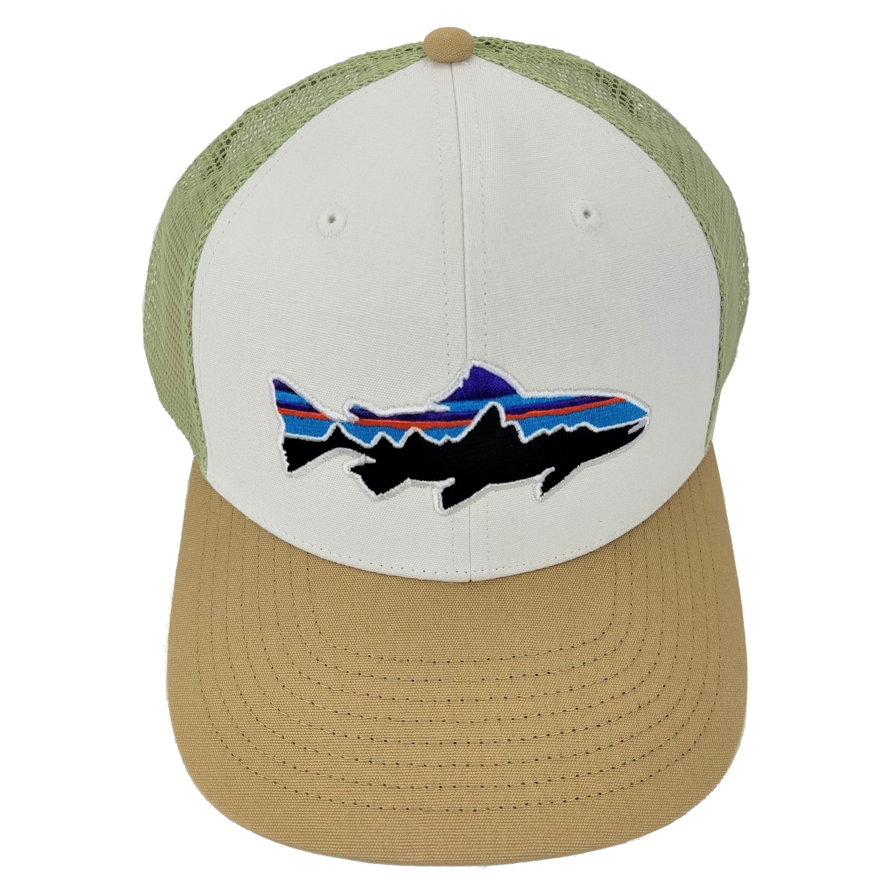 Fitz Roy Trout Trucker Hat (white /w classic tan)