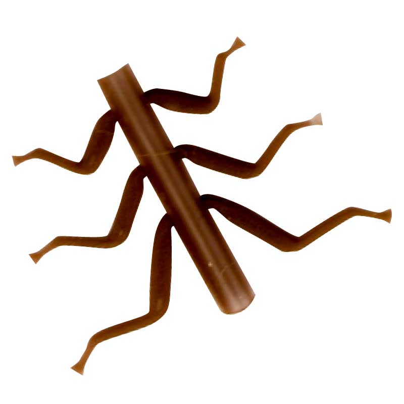 Realistic Soft Rubber Legs (brown)