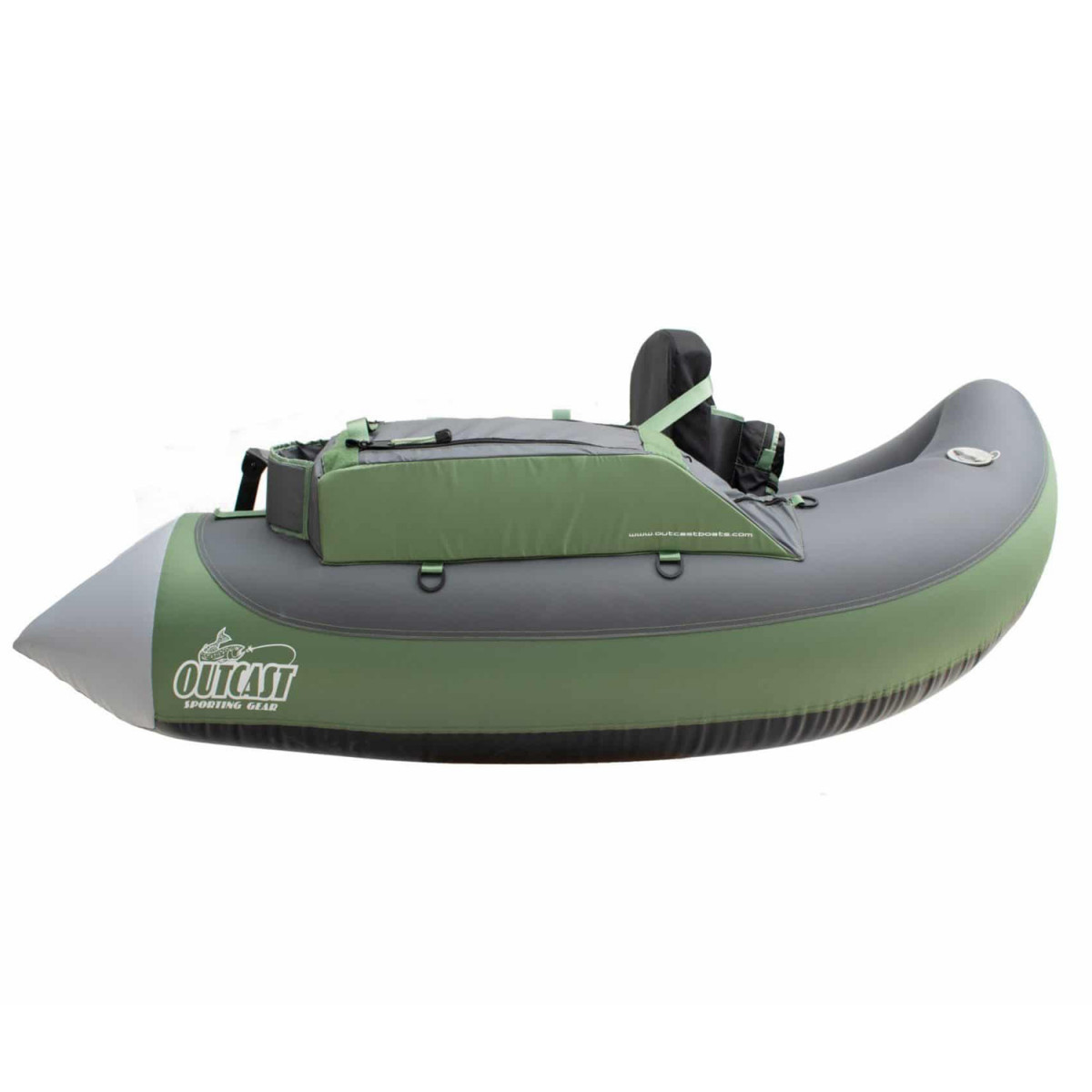 Get to your spot easily - Shop Outcast Belly Boats ▻ Rudi Heger