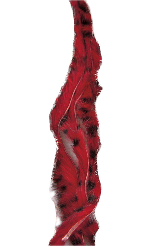 Grizzly Zonker Strips Farbe: red / black