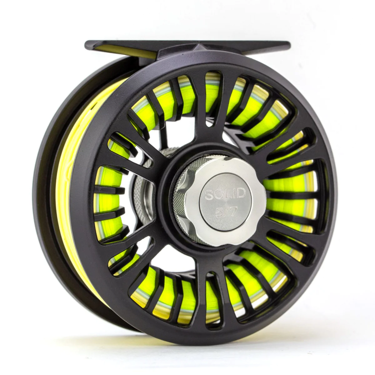 Solid Fliegenrolle (black/steel) Typ: #3-4 Solid Fliegenrolle (black/steel) Typ: #3-4