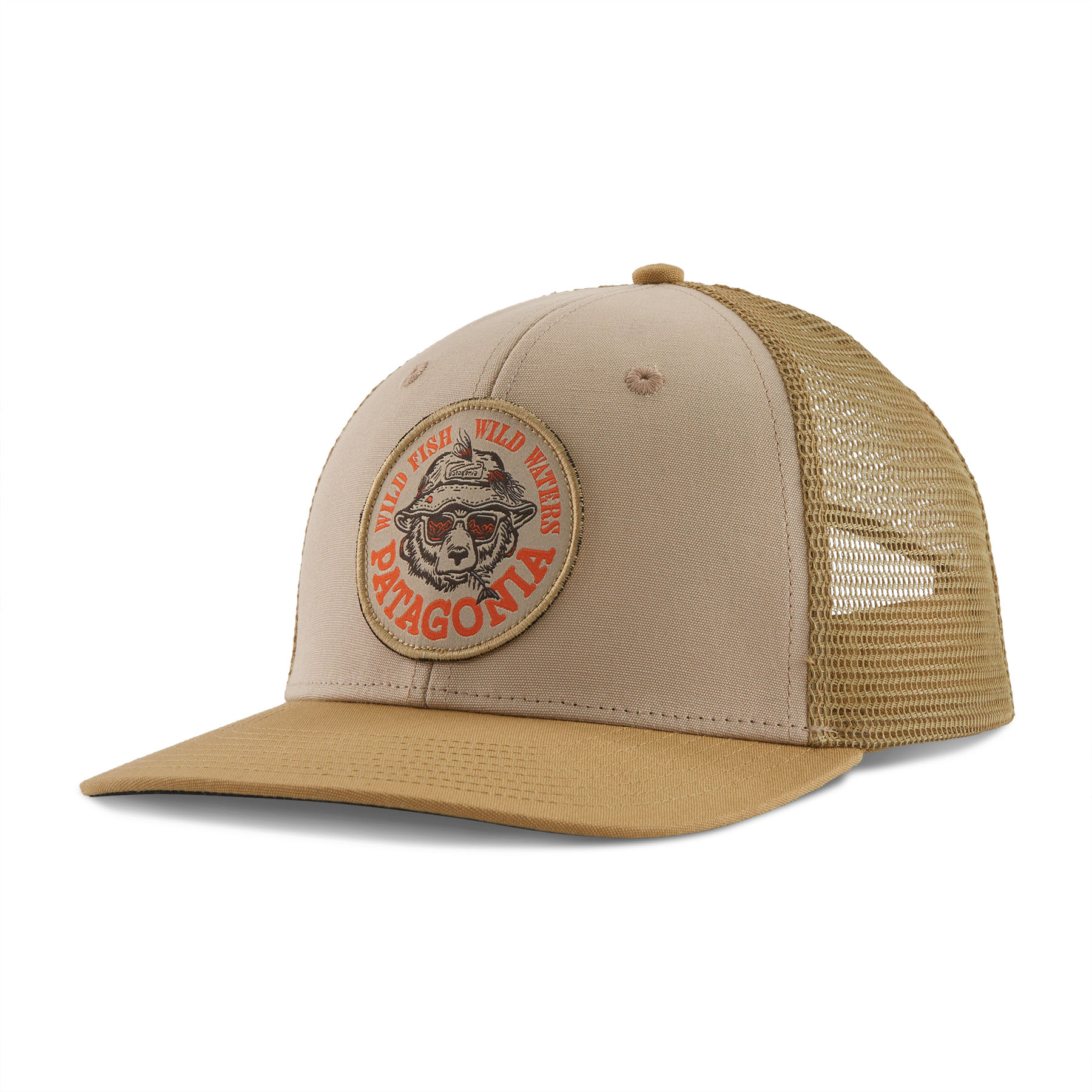 Take a Stand Trucker Hat (Wild Grizz: Oar Tan)