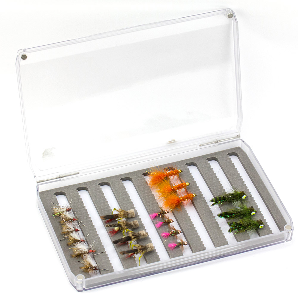 Fly Storage Box with magnetic closure (9 rows)