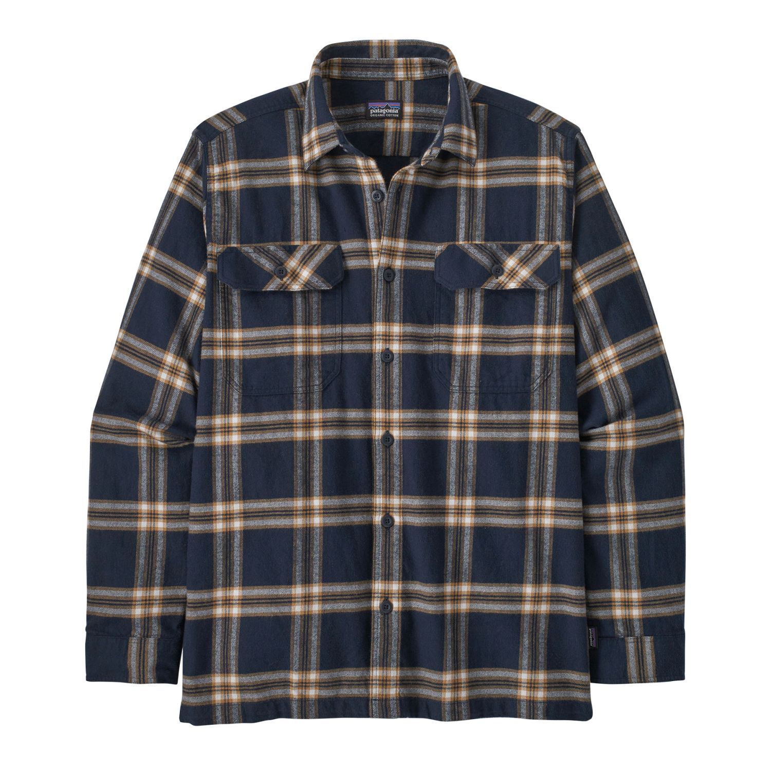 L/S MW Fjord Flannel Shirt (north line: new navy)