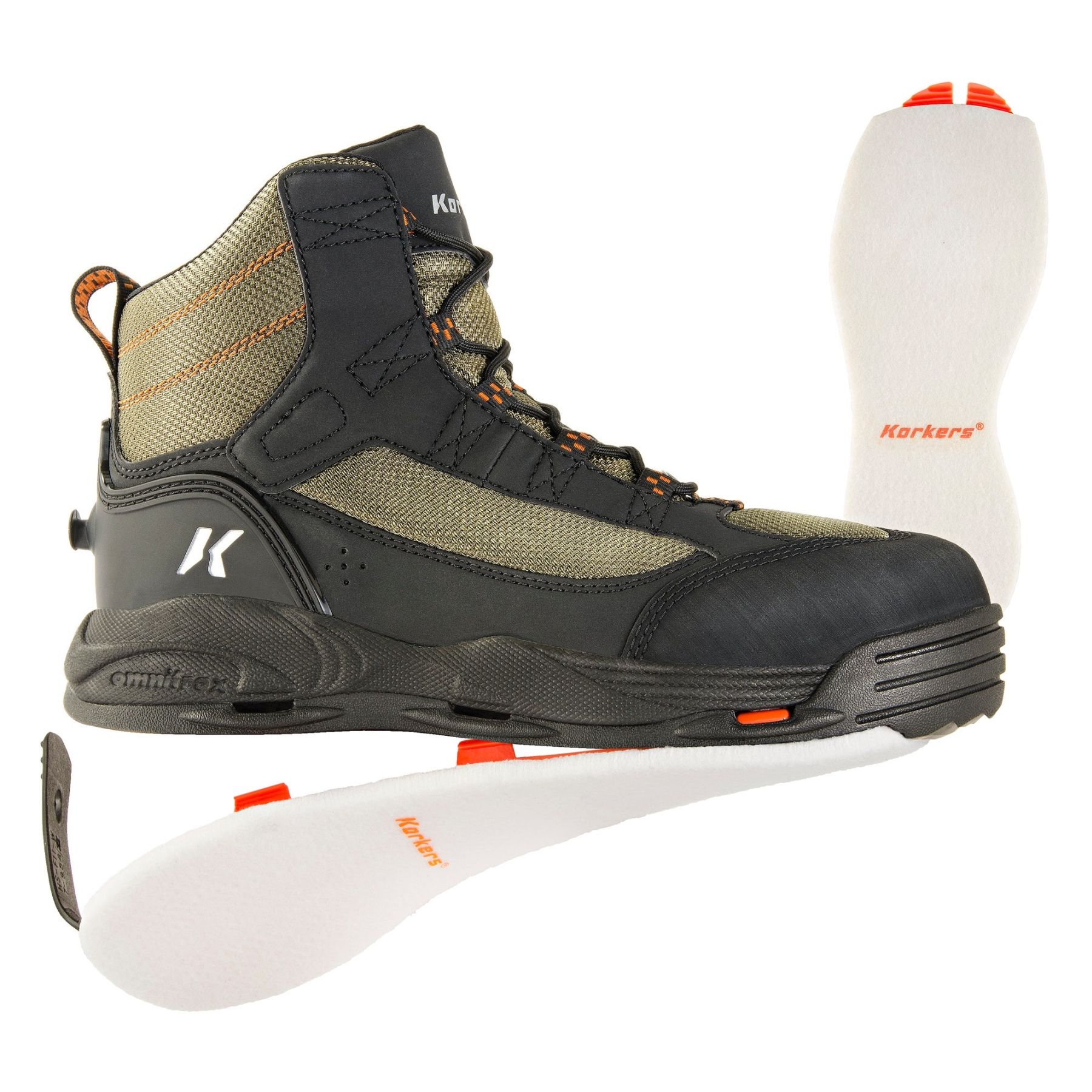 Korkers buckskin wading boots clearance