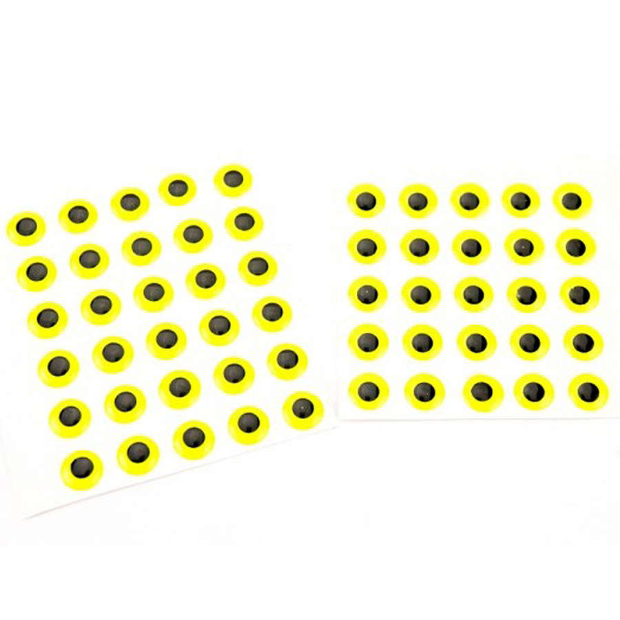 3D Eyes (fluoro-chartreuse)