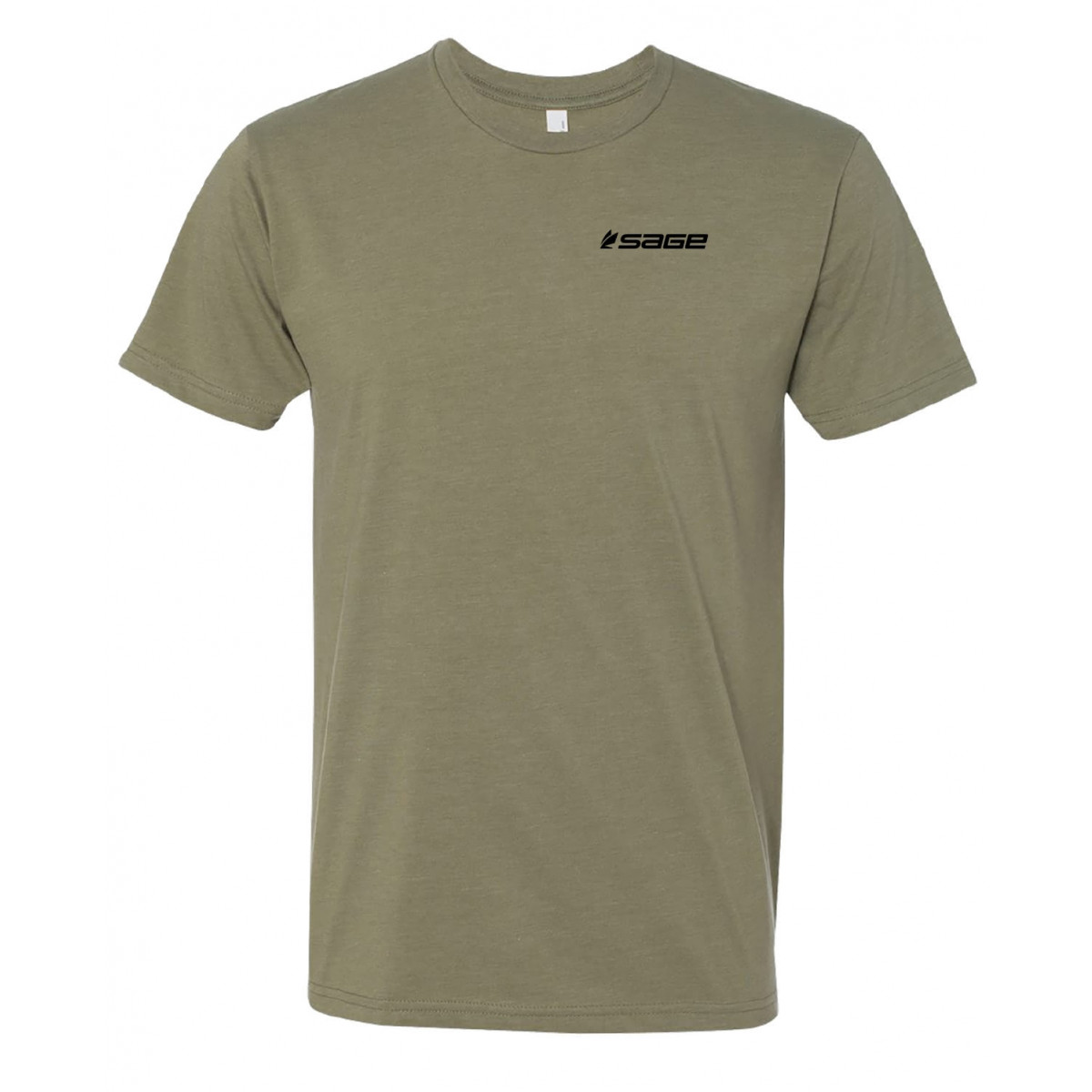 Chase Trout Tee (light olive)