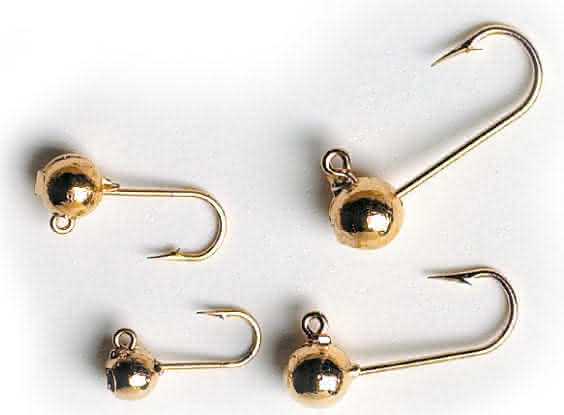Jig Haken mit Goldkopf extra heavy Jig Haken mit Goldkopf extra heavy