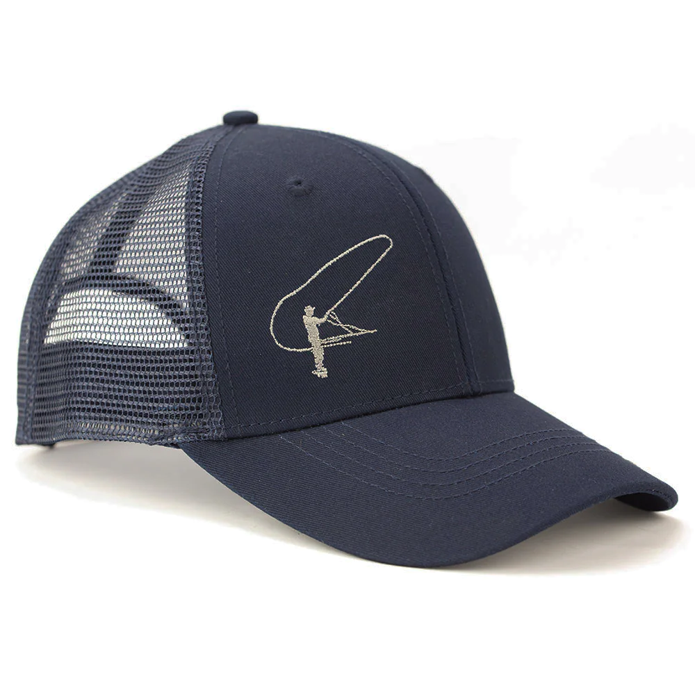 Logo Trucker Mesh Cap Caster navy Logo Trucker Mesh Cap Caster navy