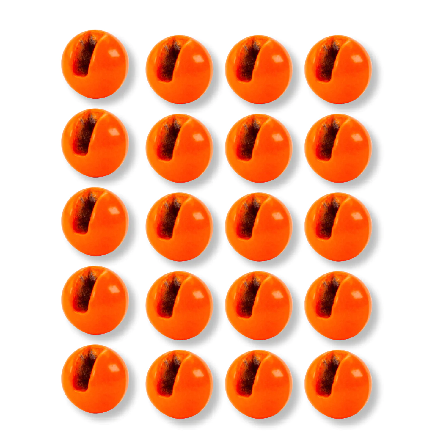 Tungsten Perlen geschlitzt (fluoro-orange) Tungsten Perlen geschlitzt (fluoro-orange)