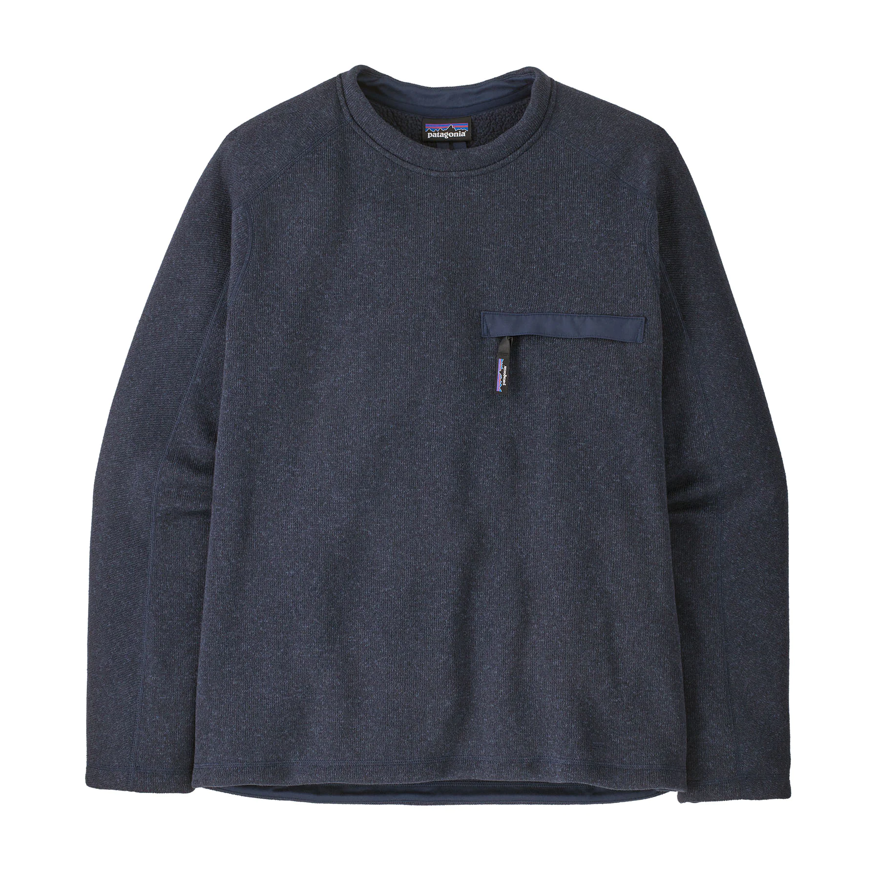 Pullover, Sweatshirt, Crewneck, Fleece, Navy