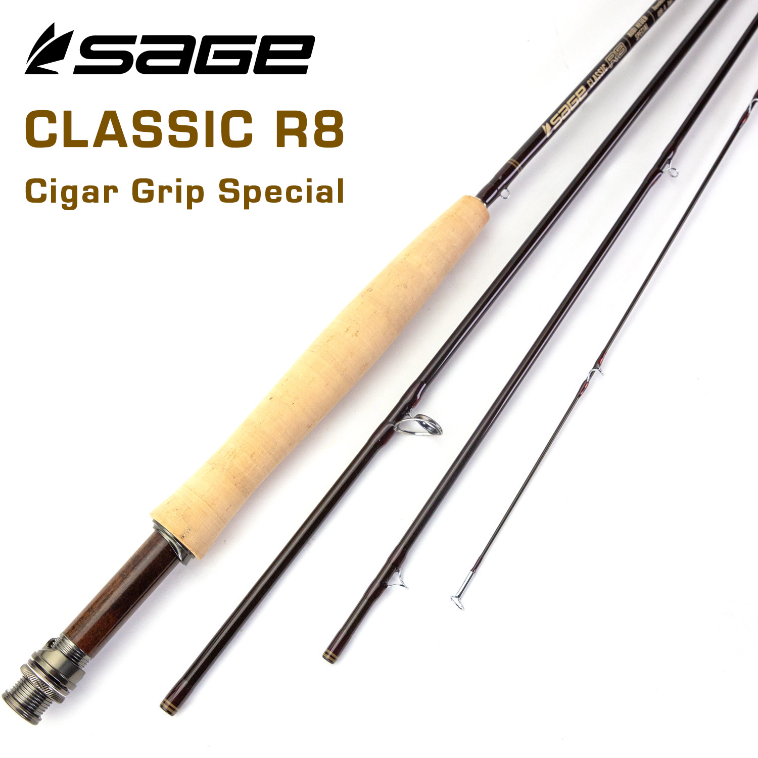 Sage Classic R8 Fliegenrute mit Zigarrengriff