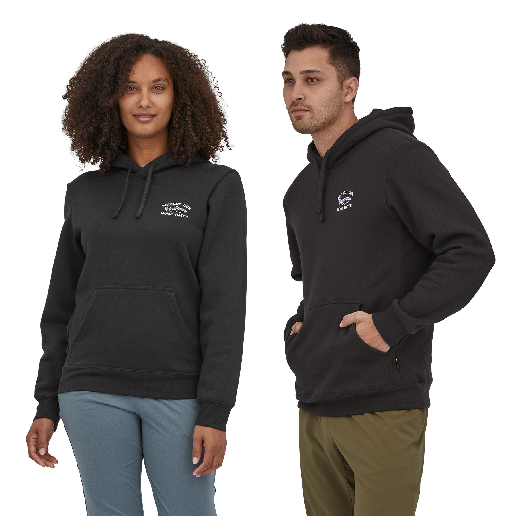 Home Water Trout Uprisal Hoody (black)