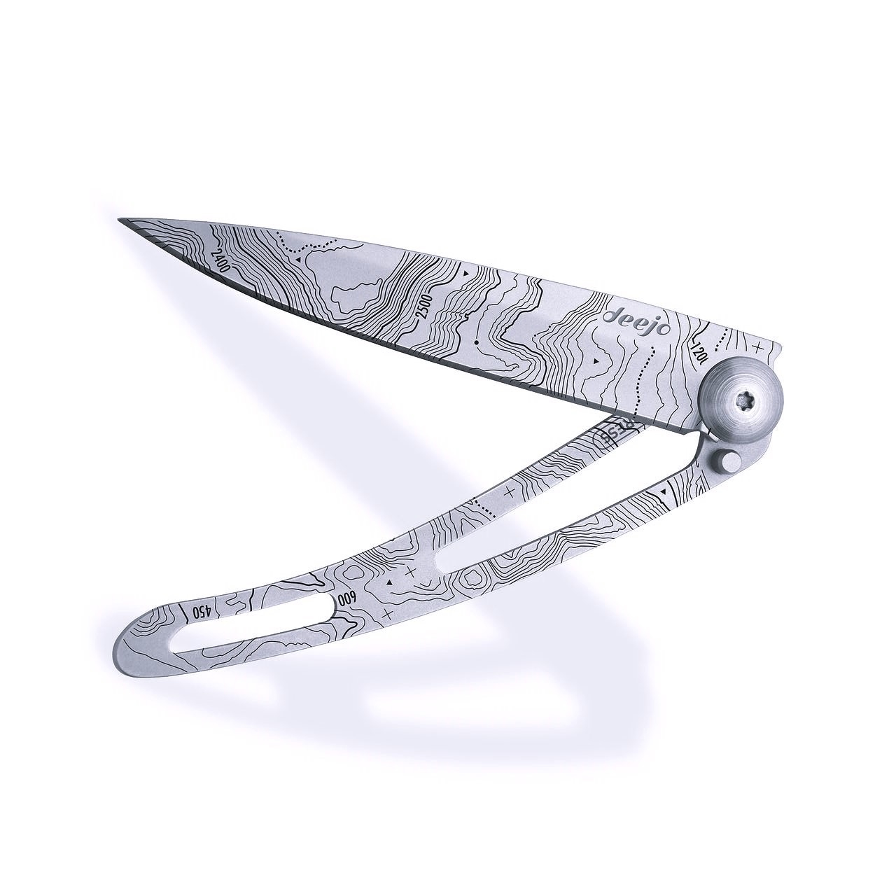 37g Naked, Tattoo "Topographie", Taschenmesser 37g Naked, Tattoo "Topographie", Taschenmesser
