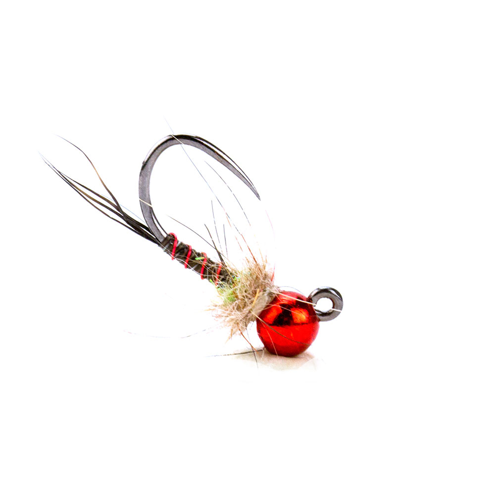 Red Tungsten Jig Hares Ear