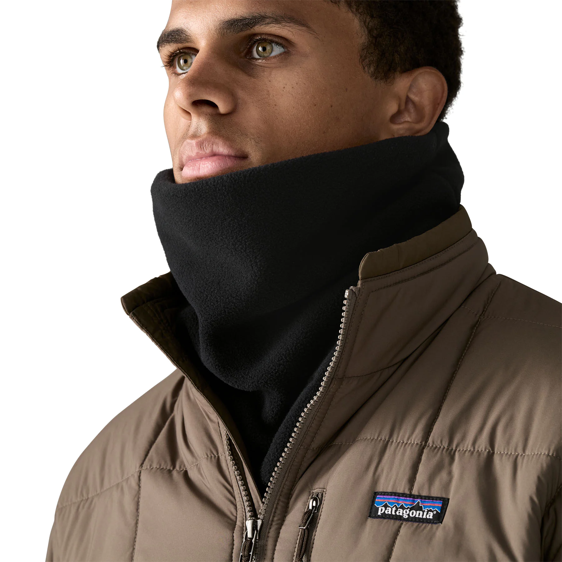 jacke, puffer, reißverschluss, braun, patagonia