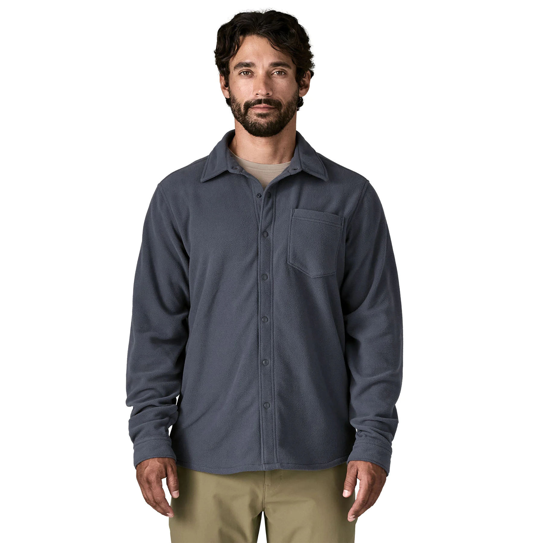 Micro D Fleece Shirt (smolder blue)