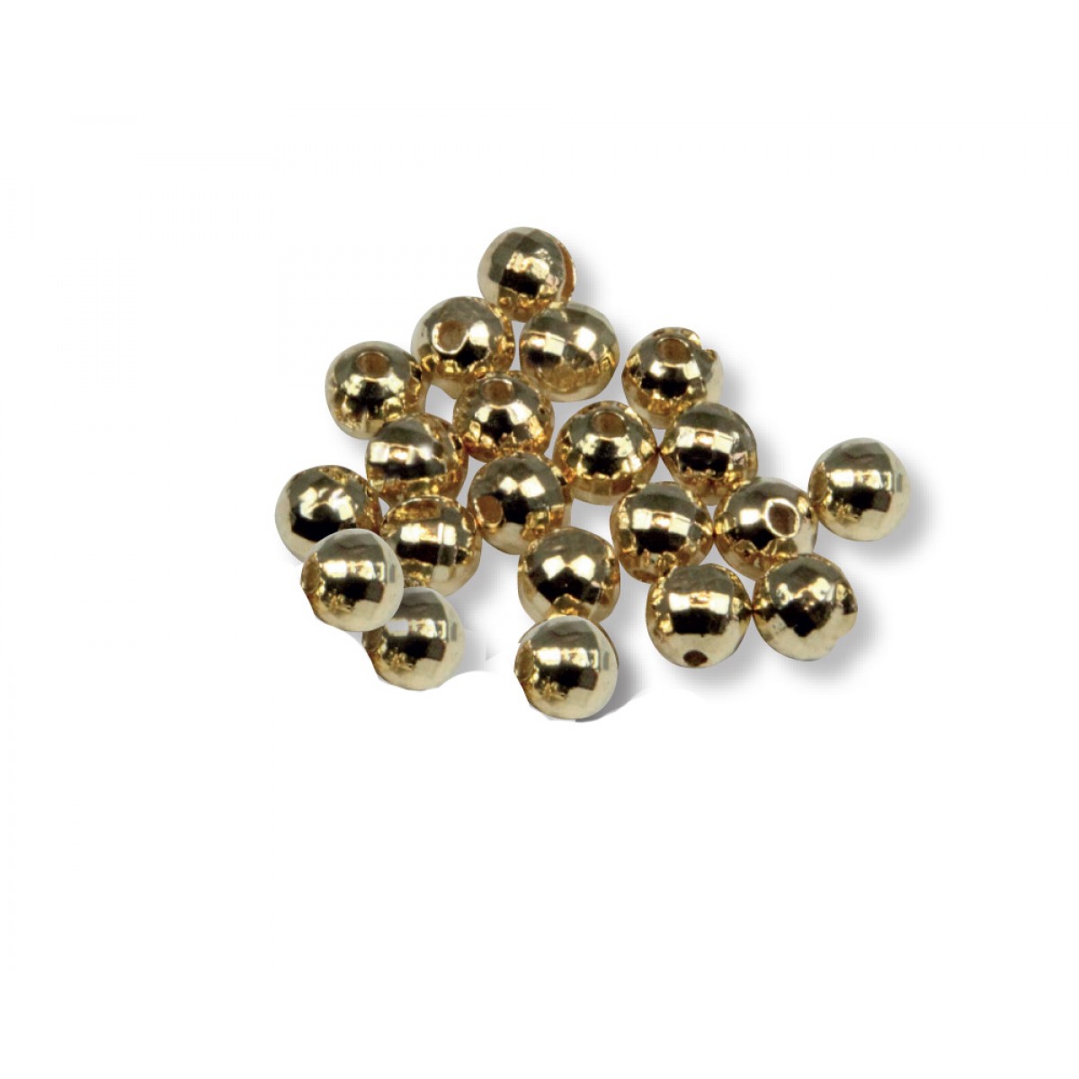 Tungsten Facetten Perlen (gold)