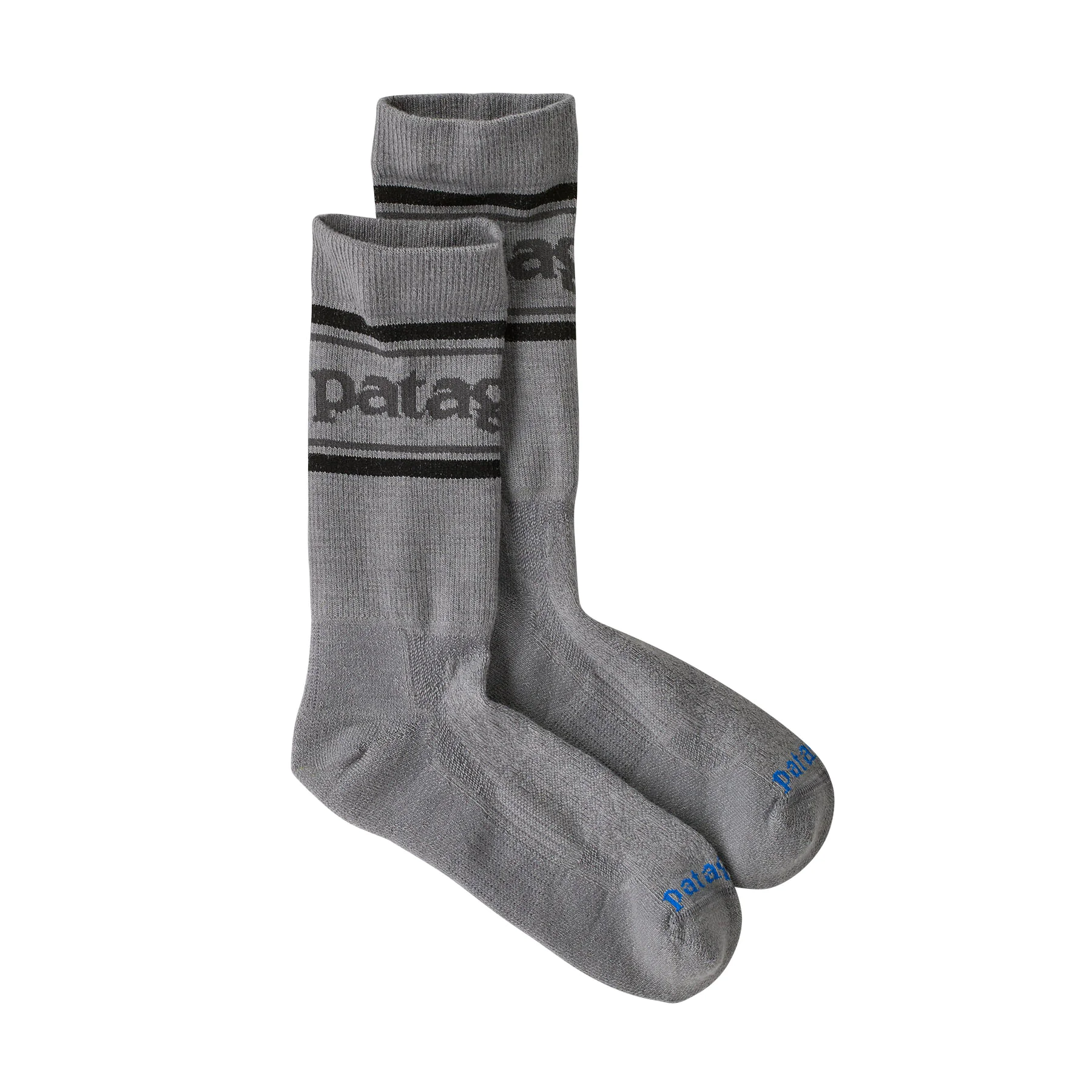 Socken, Knit socks, Streifen, Grau, Patagona?