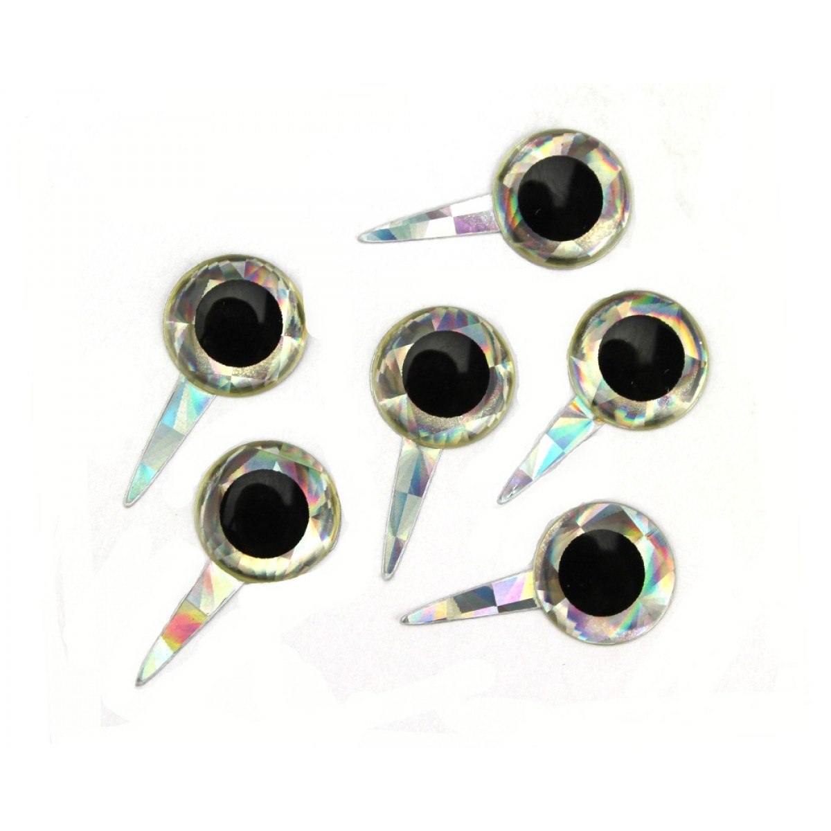 Silver Tab Eyes 10 mm