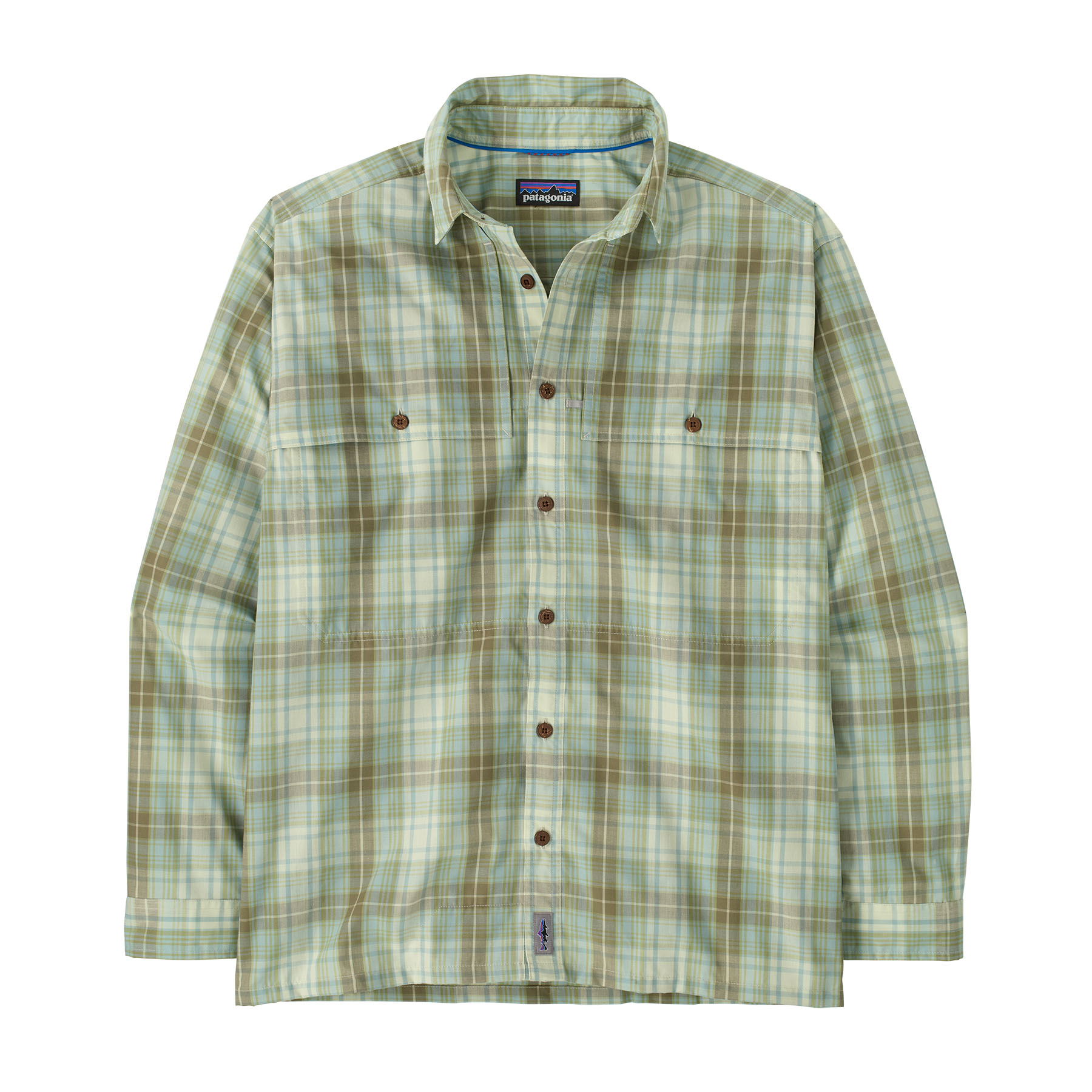 Patagonia Long-Sleeved Island Hopper Shirt (lichen green) - Anglerhemd