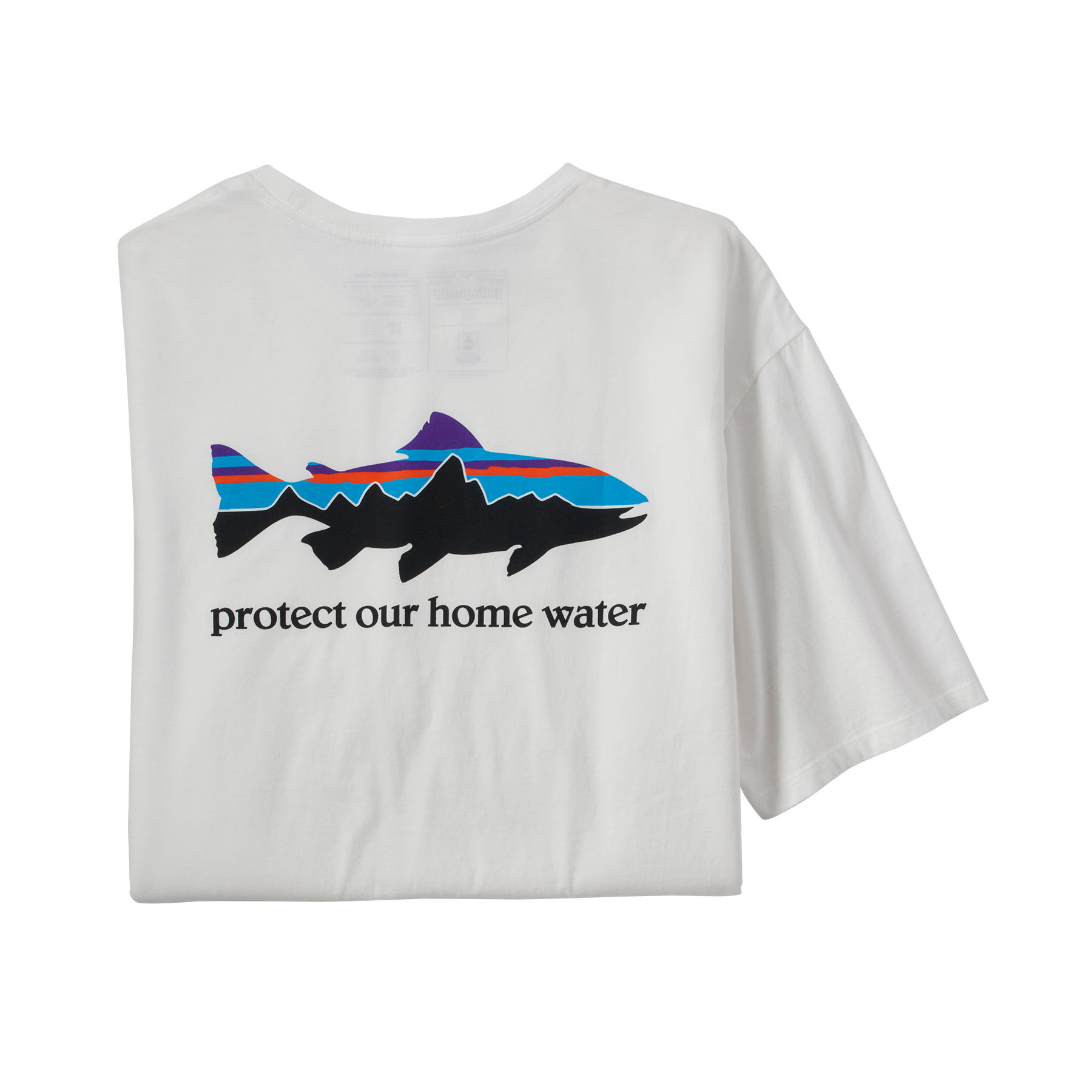 Home Water Trout Organic T-Shirt  (white)