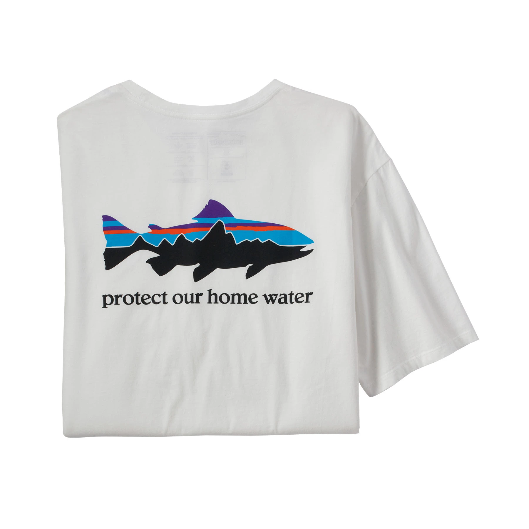 Home Water Trout Organic T-Shirt  (white) Home Water Trout Organic T-Shirt  (white)