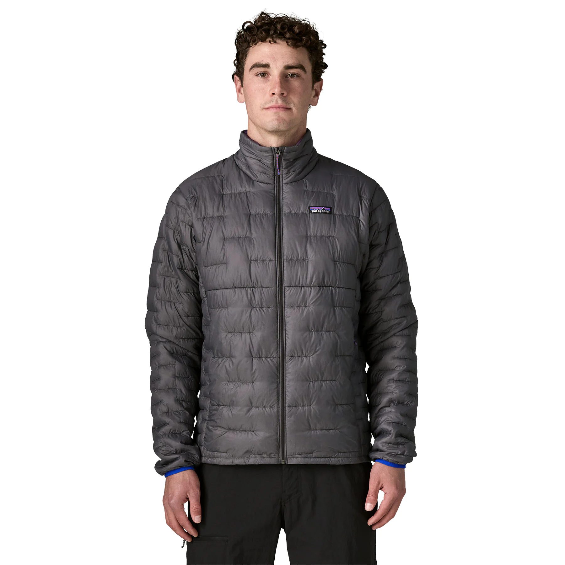 -Steppjacke, Quilted jacket, grau, Reißverschlussjacke, Kunstfaser?