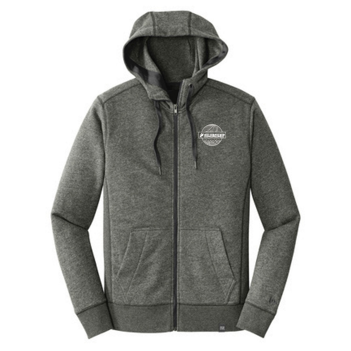 Performance Zip Hoody (pepper)