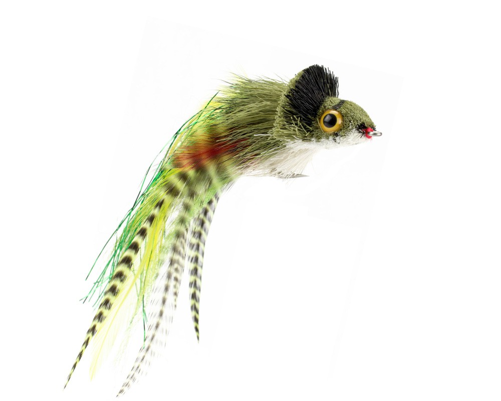 Whitlocks Premium Pike Streamer (frog) Hook Size: # 3/0 / Hook Size: # 3/0 - 15 cm