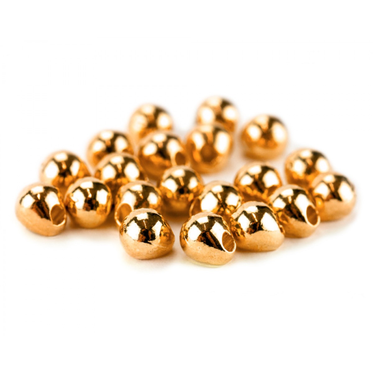 Tungsten Off Center Beads (copper) Diameter: 3.3 mm