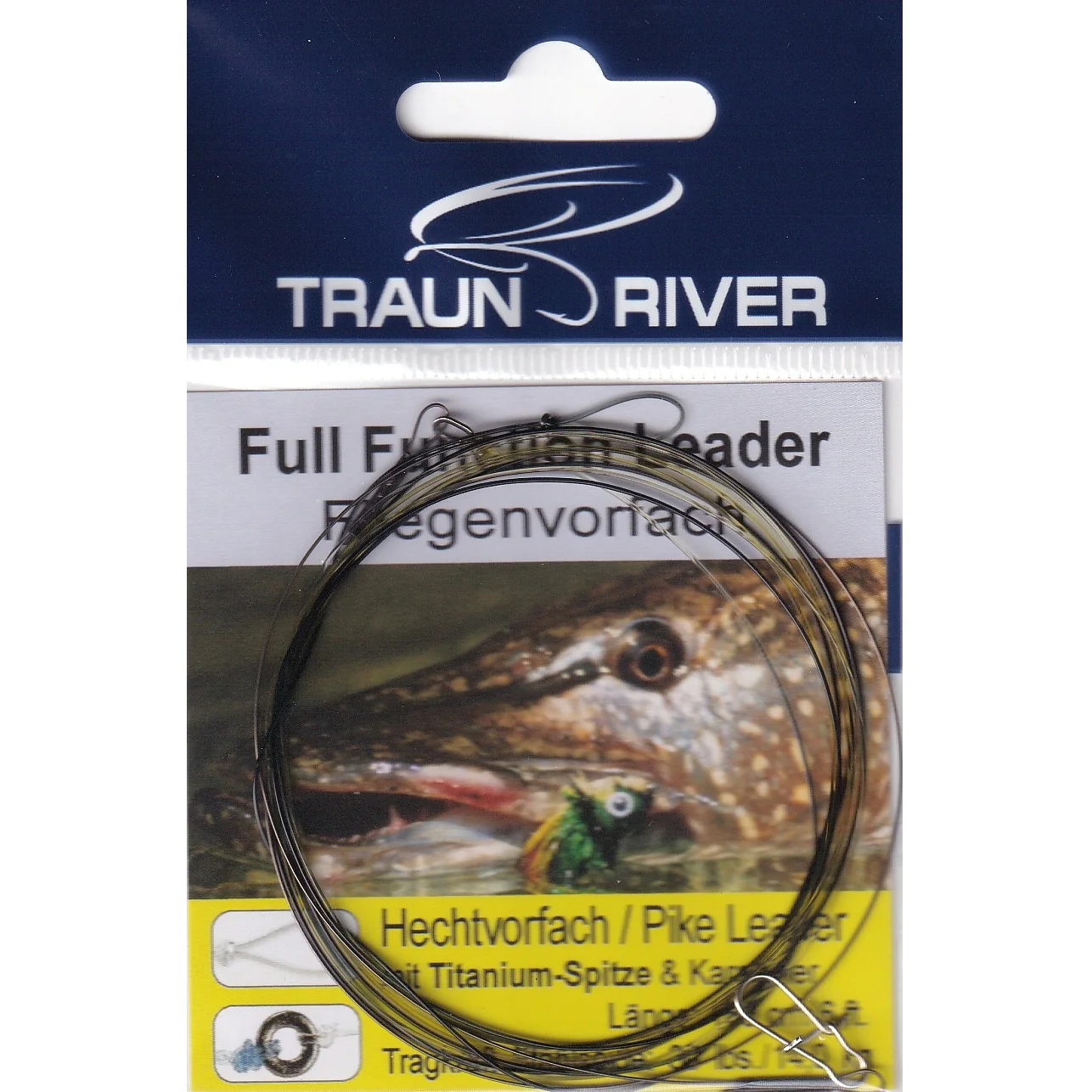 Hecht-Vorfach (Karabiner & Titaniumdraht)