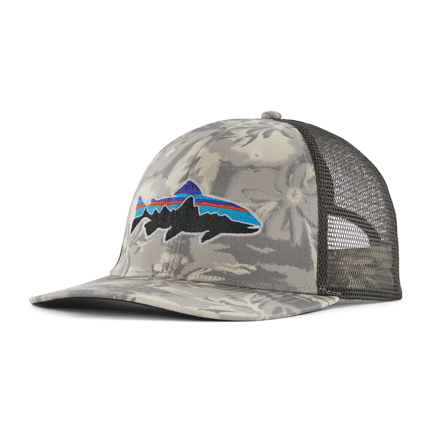 Fitz Roy Trout Trucker Hat (Cliffs and Waves: Natural)