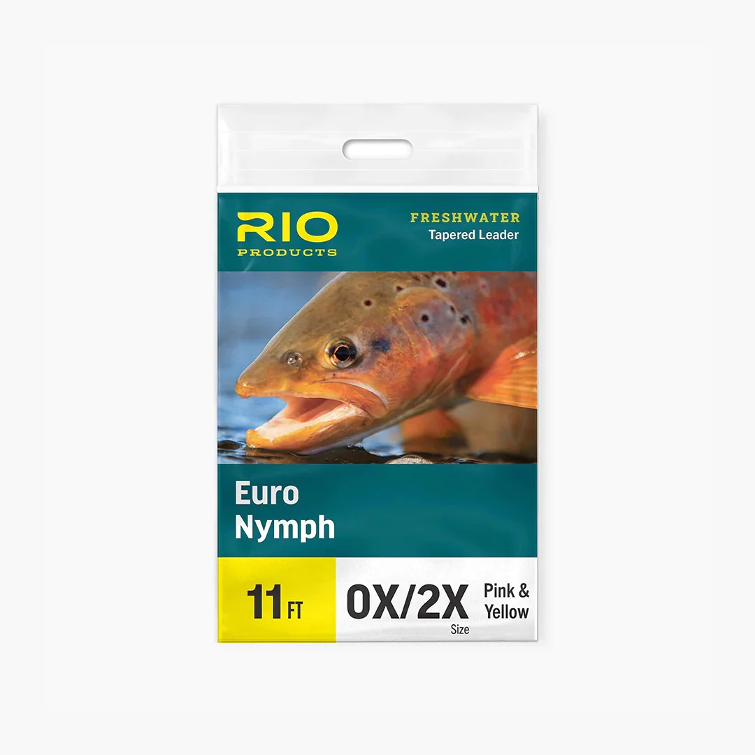 Euro Nymph Tapered Leader 11ft (0x/2x) Euro Nymph Tapered Leader 11ft (0x/2x)