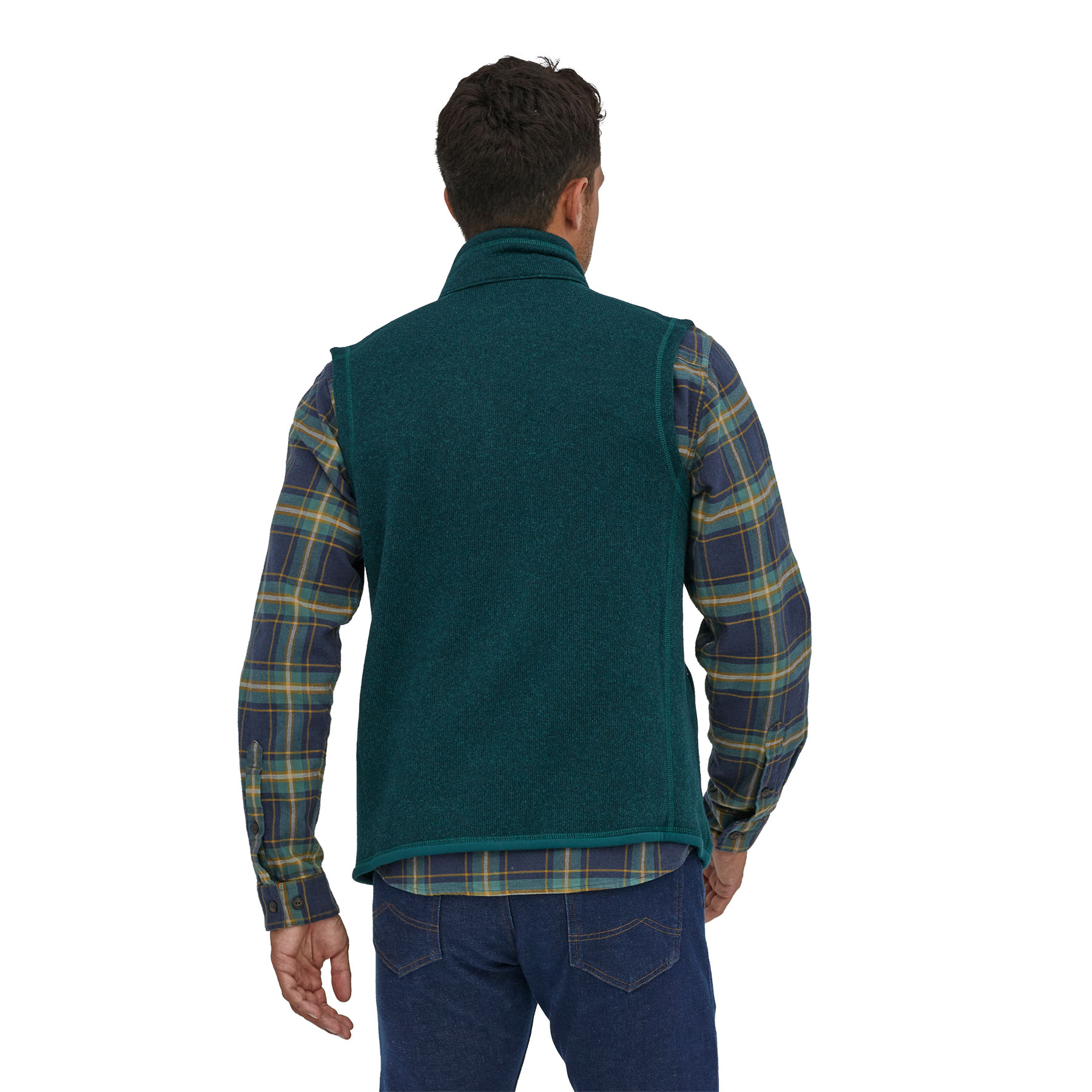 M's Better Sweater Vest (Caster / dark borealis green)
