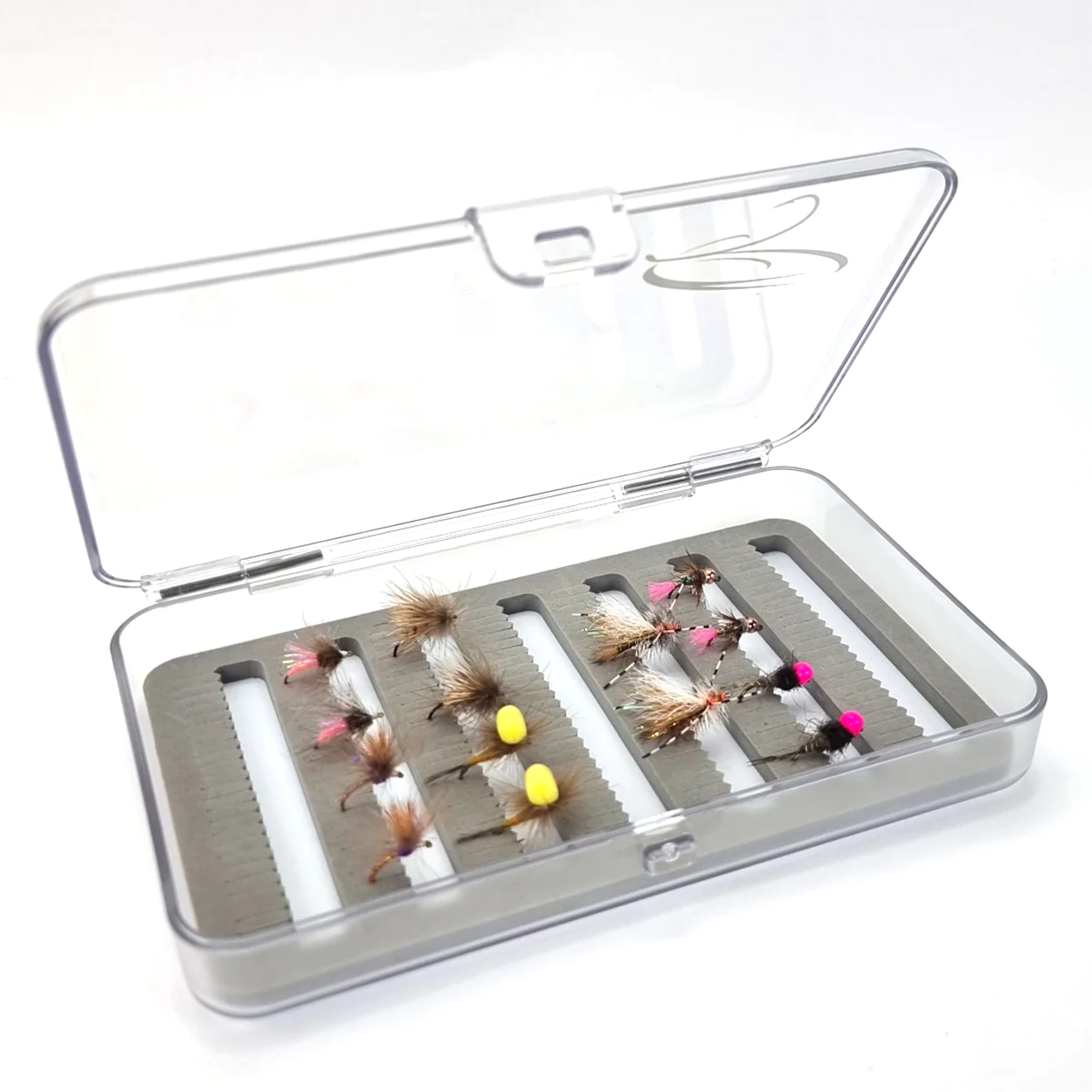 Klarsicht Fliegenbox (7 Reihen) Klarsicht Fliegenbox (7 Reihen)